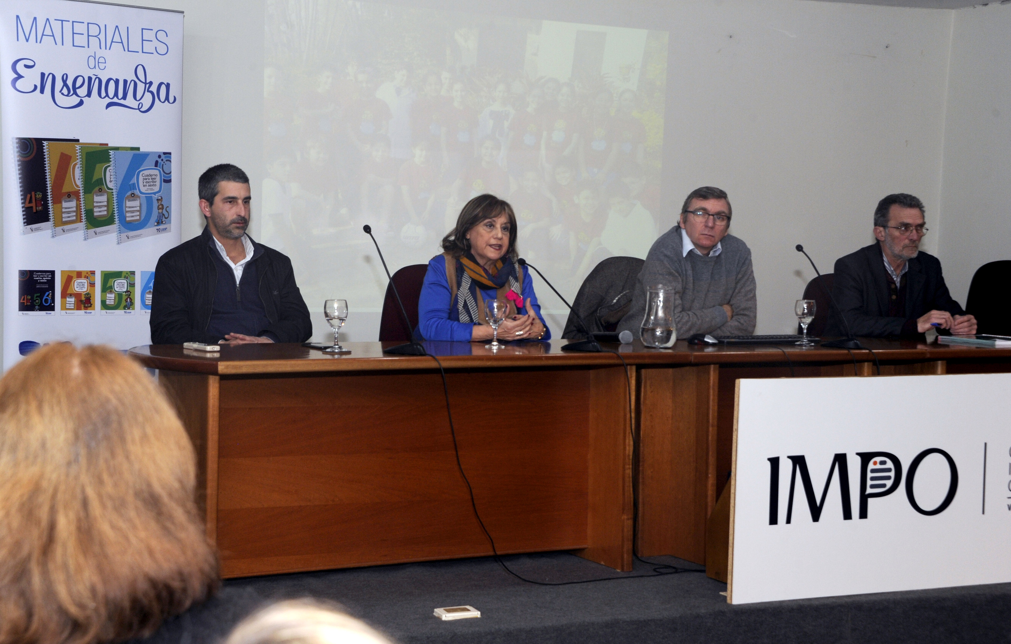 CEIP e IMPO presentaron materiales de estudio de alumnos de educación inicial y primaria de todo el país