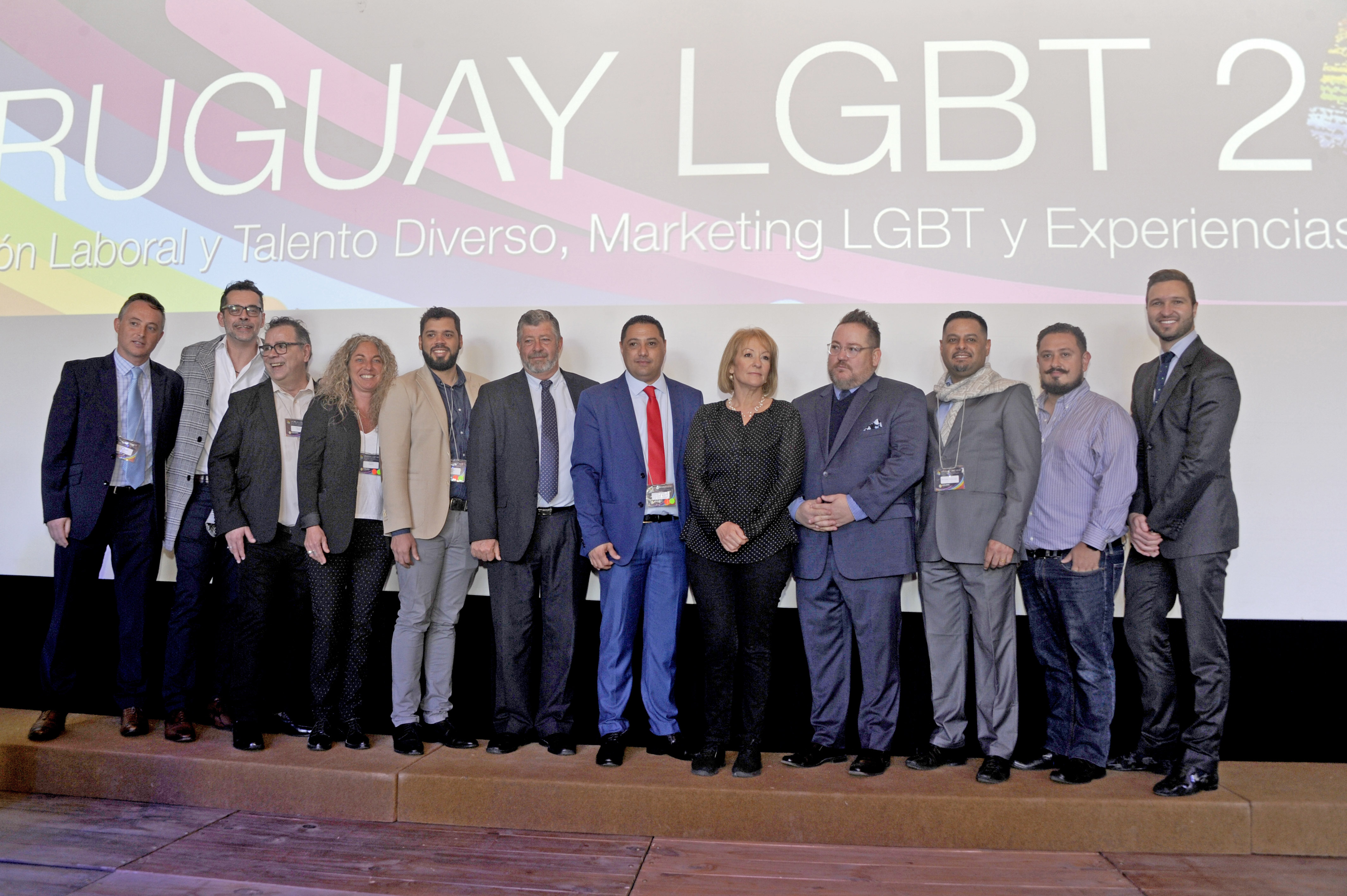Ministra Carolina Cosse en la apertura de “Uruguay LGBT 2018”