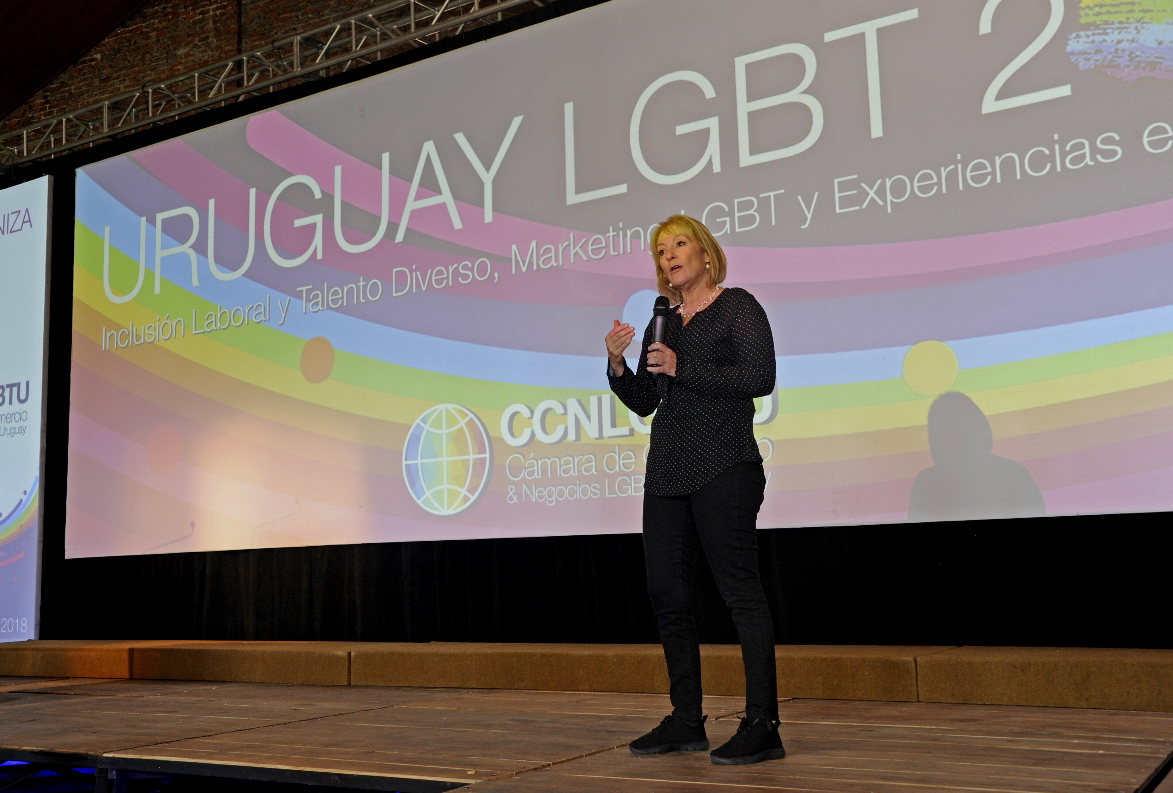 Presentación de Carolina Cosse en Uruguay LGBT 2018