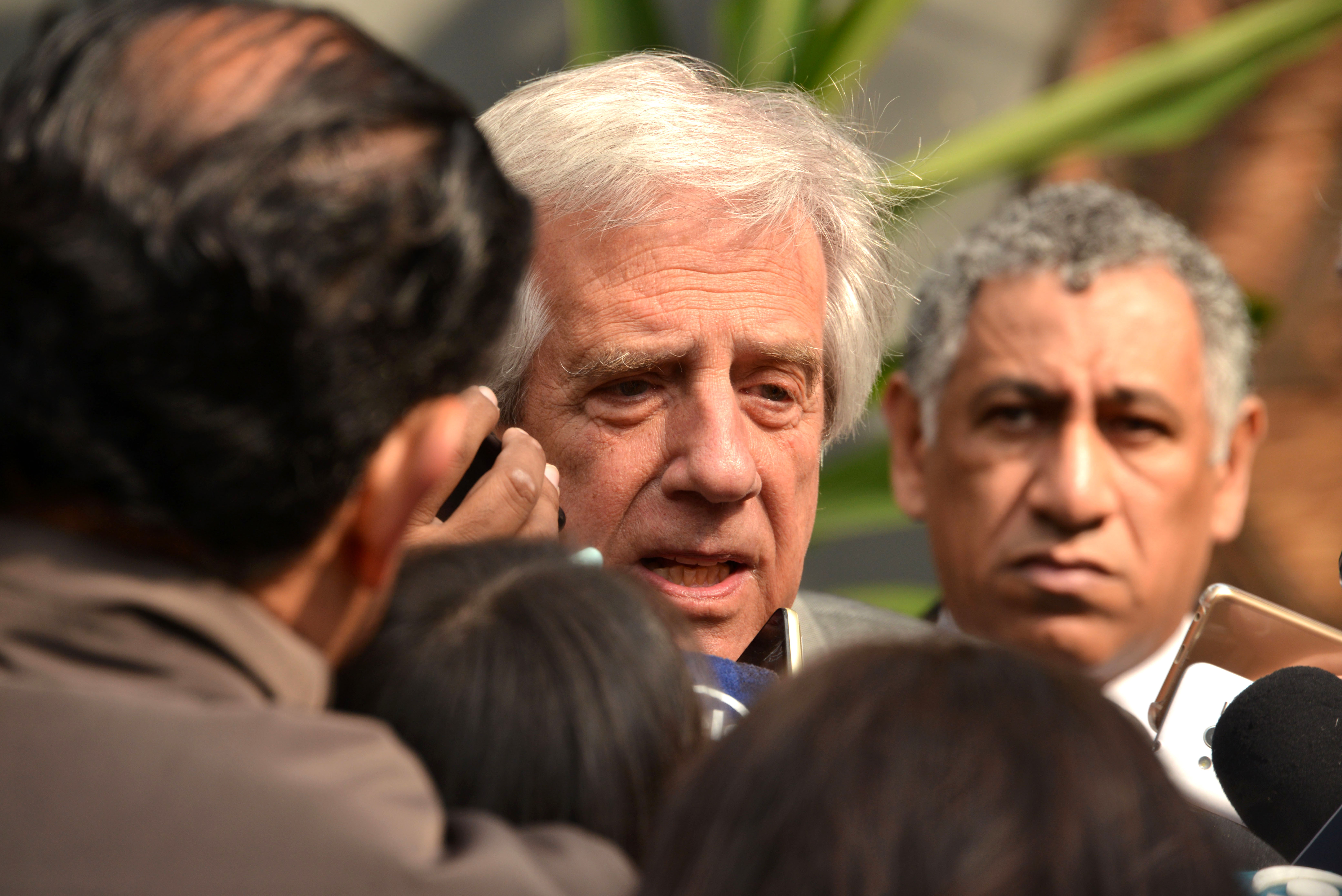 Vázquez en declaraciones a la prensa