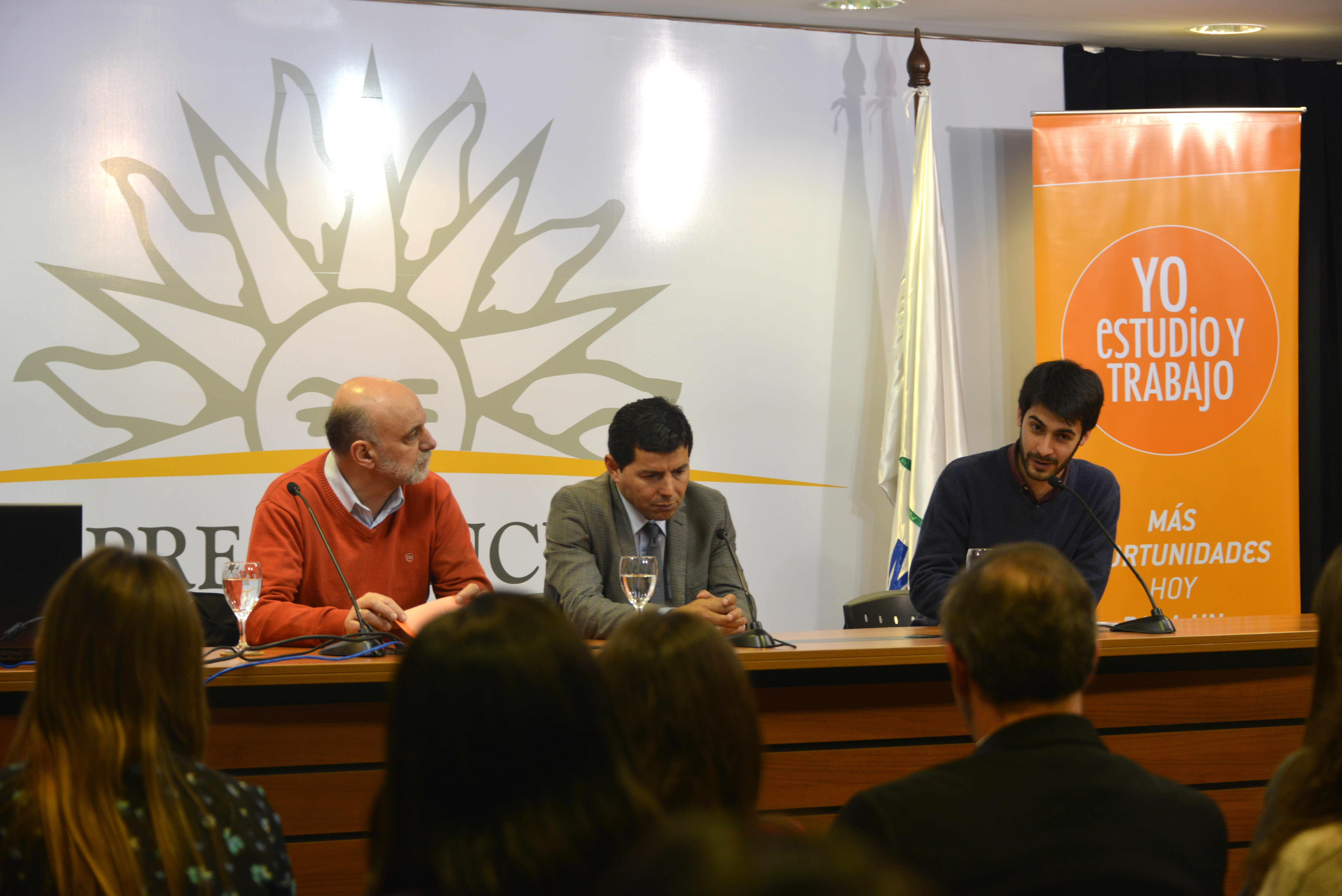 Fernando Rodríguez, Eduardo Pereyra y Federico Barreto