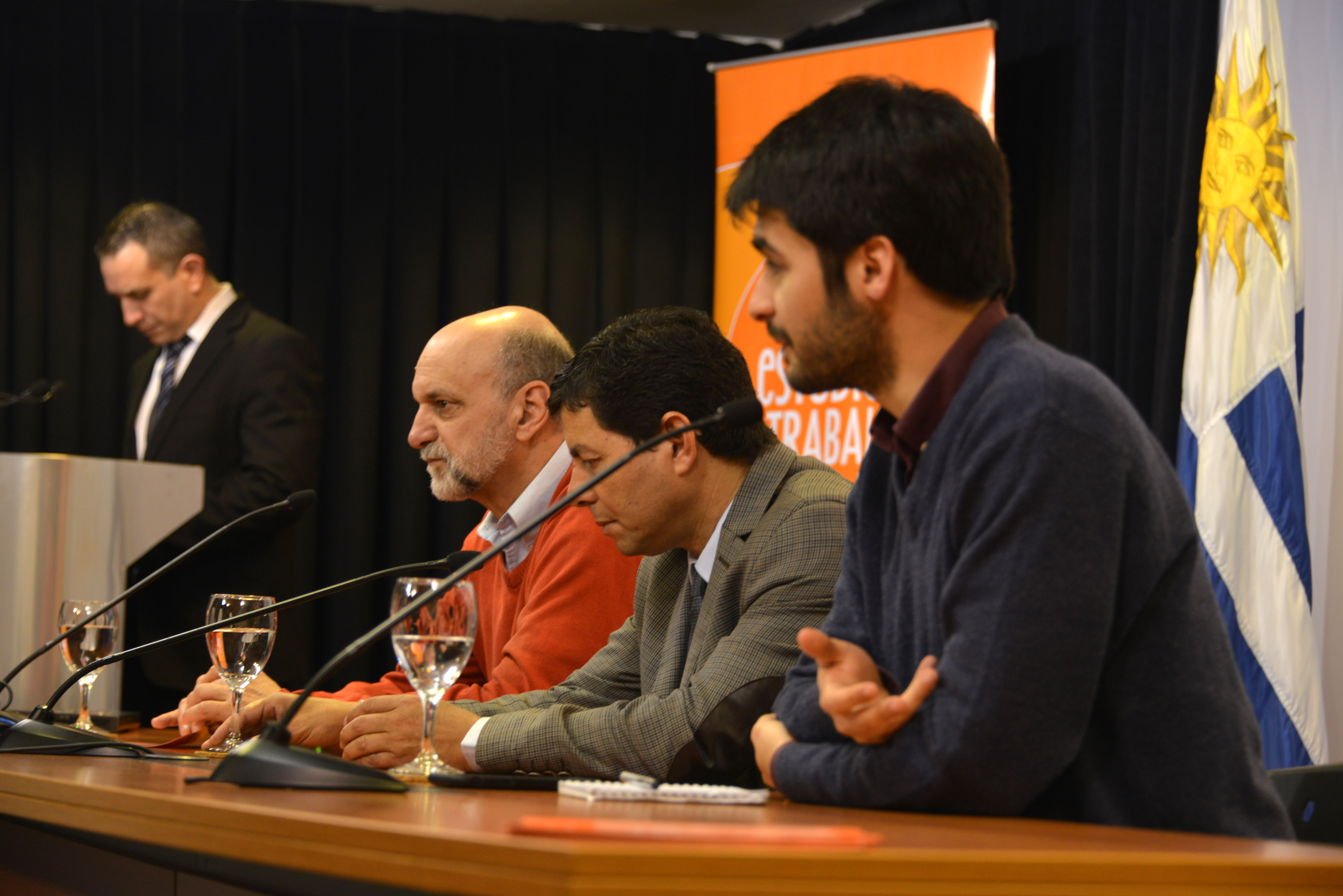 Fernando Rodríguez, Eduardo Pereyra y Federico Barreto