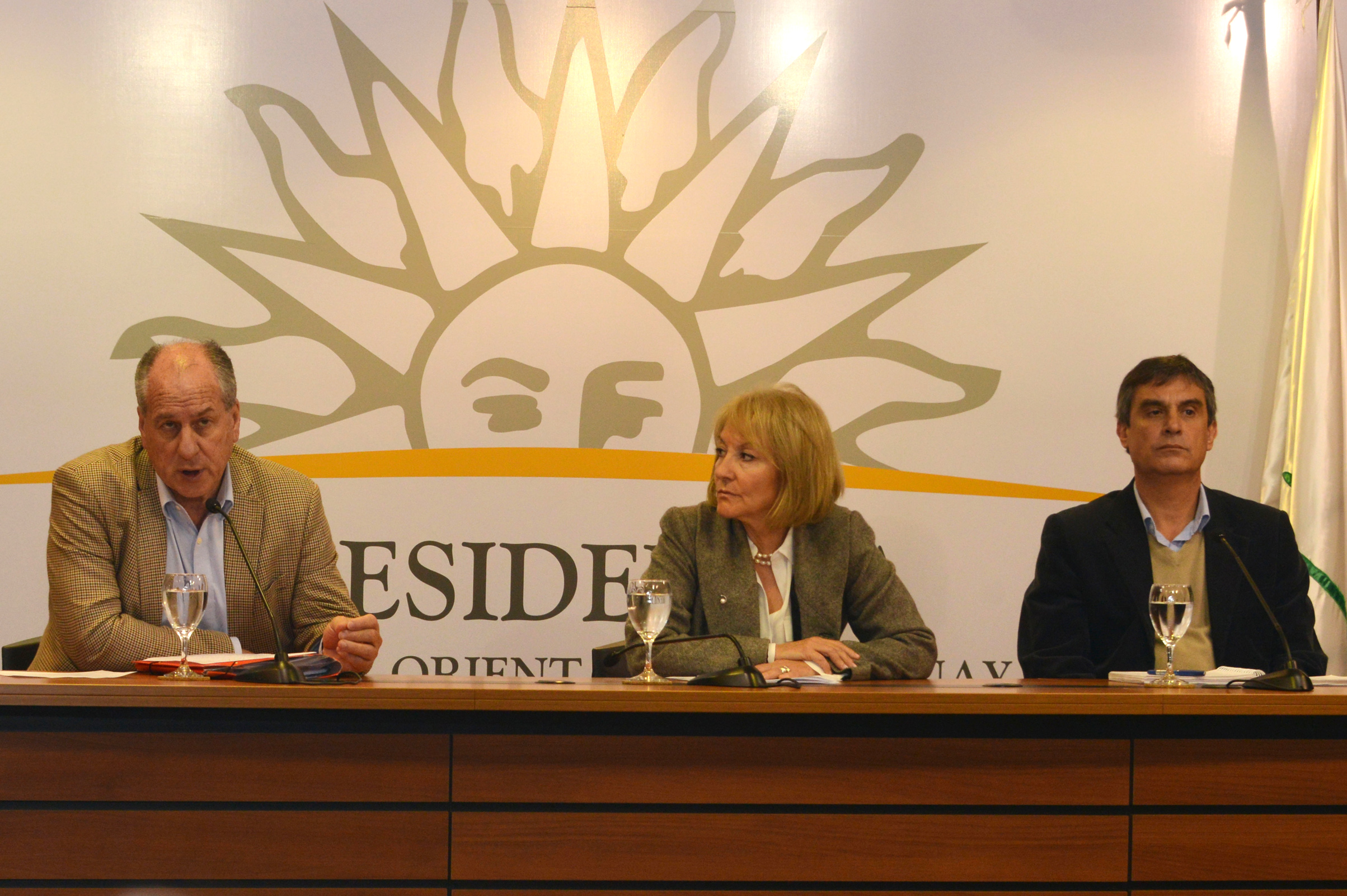 Ernesto Murro, Carolina Cosse y Álvaro García