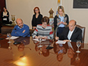 Autoridades durante la firma del acuerdo