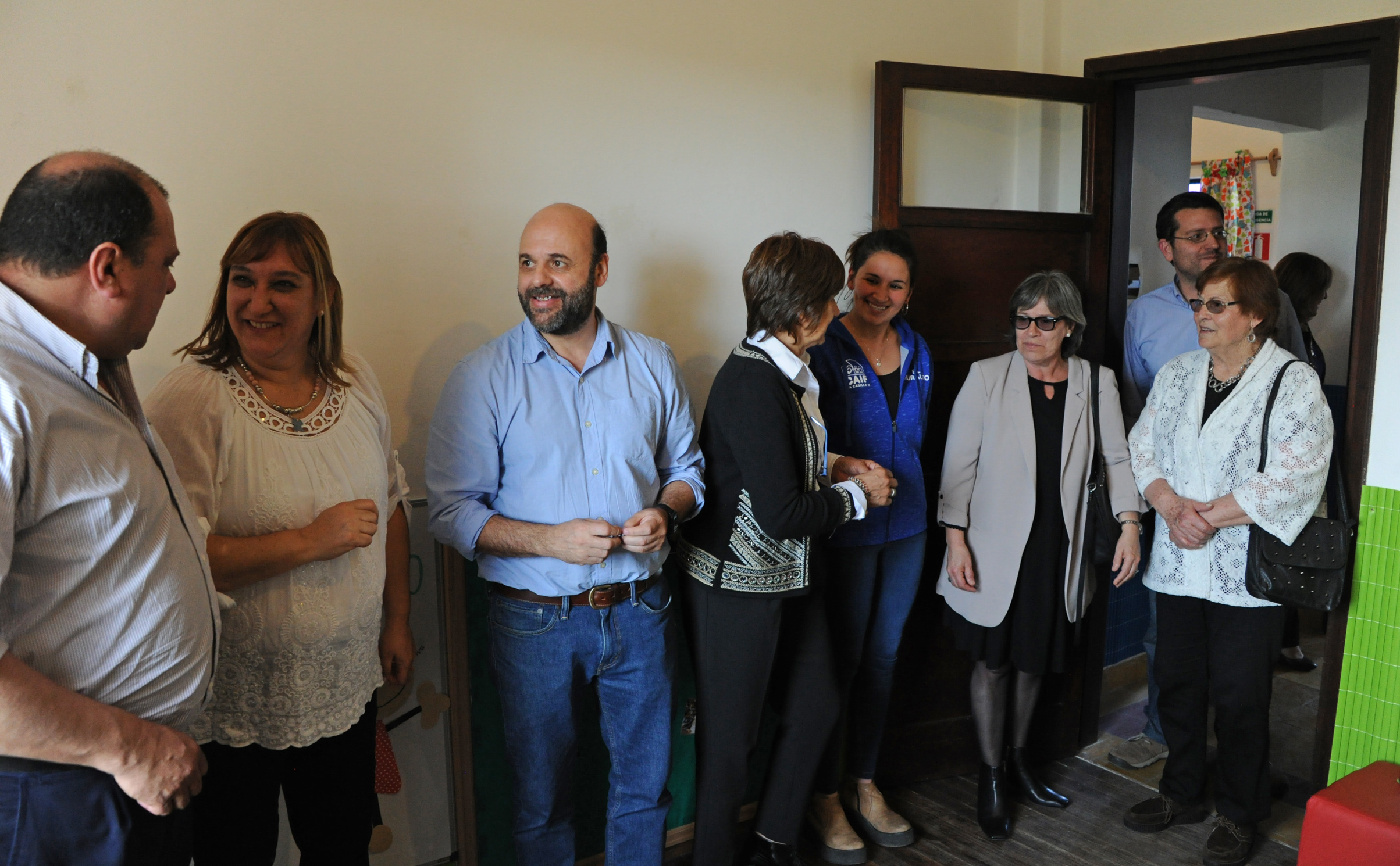 Inauguración de CAIF Los Ruralitos, en La Casilla, Flores
