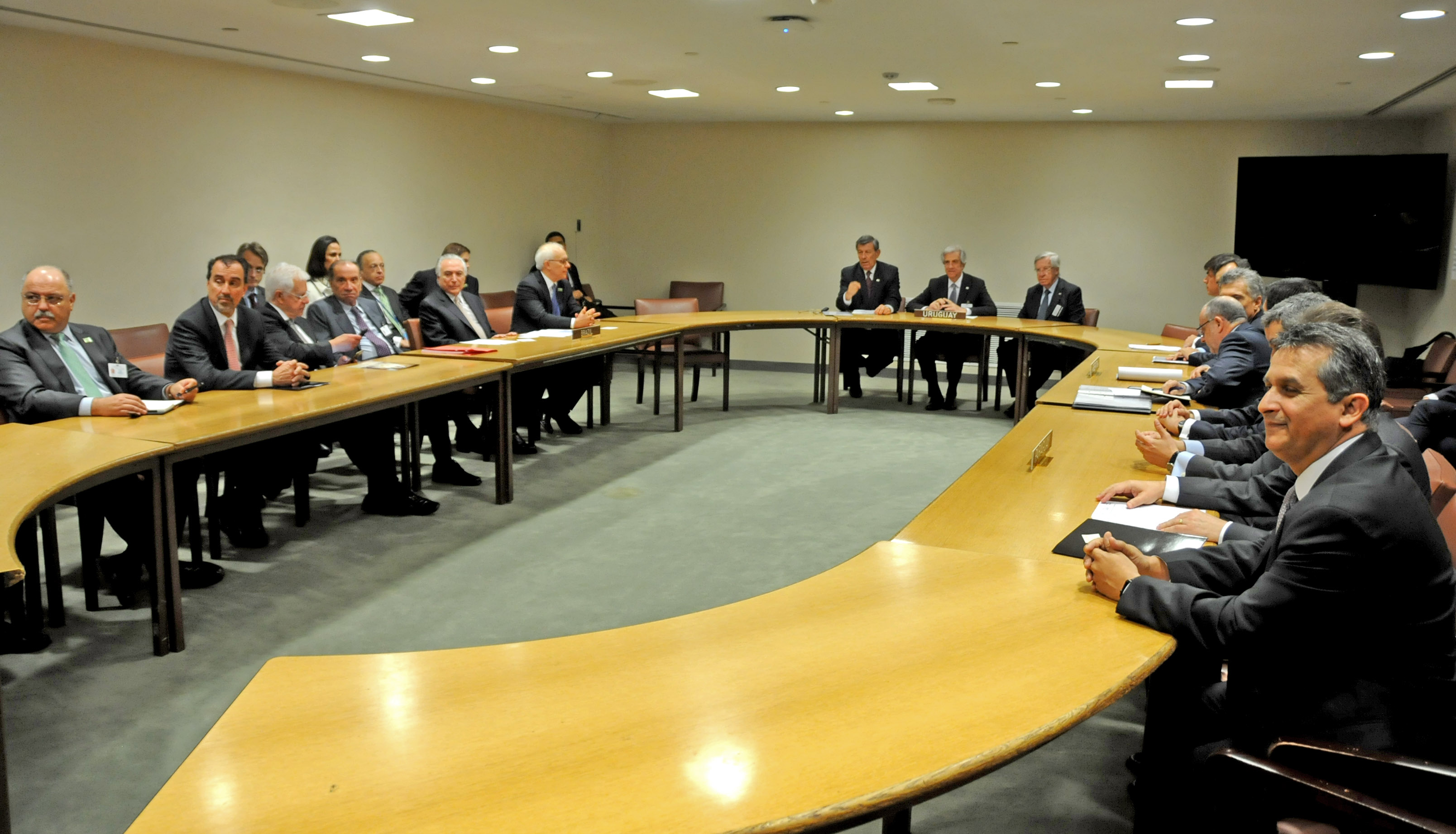 Presidente Tabaré Vázquez encabeza reunión del Mercosur en la ONU
