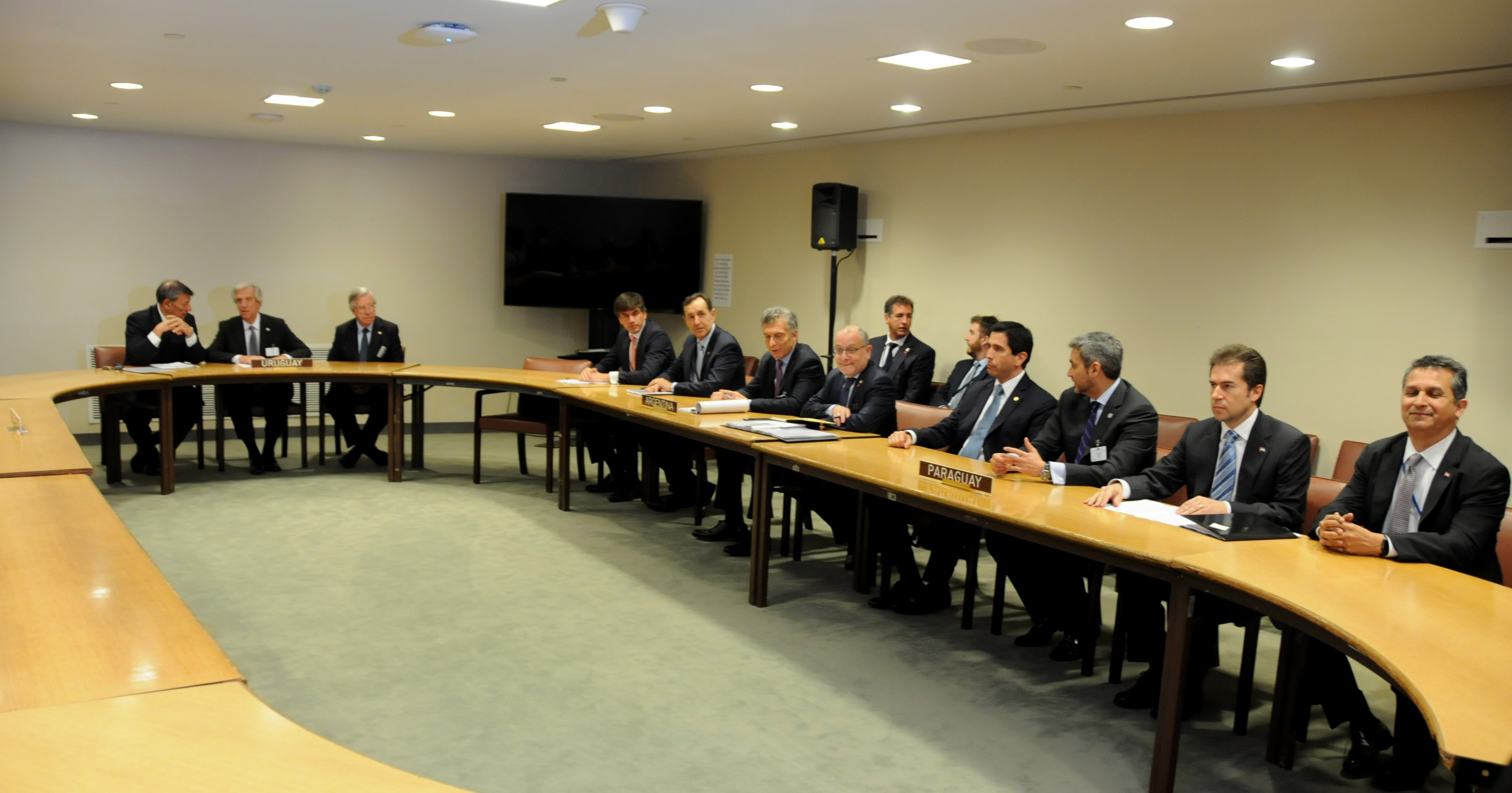 Presidente Tabaré Vázquez encabeza reunión del Mercosur en la ONU