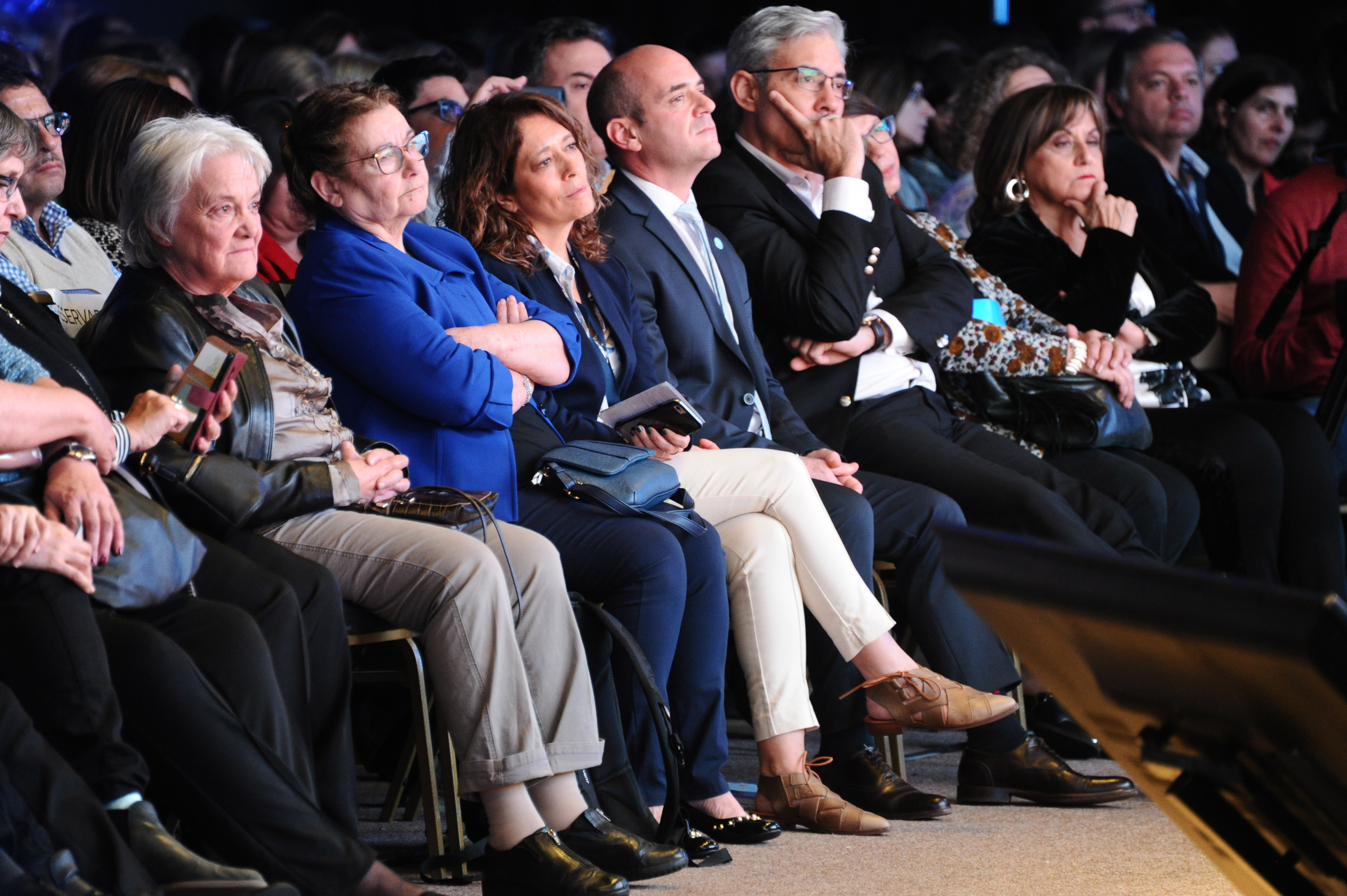 Lucía Topolansky y Edith Moraes, entre las autoridades presentes
