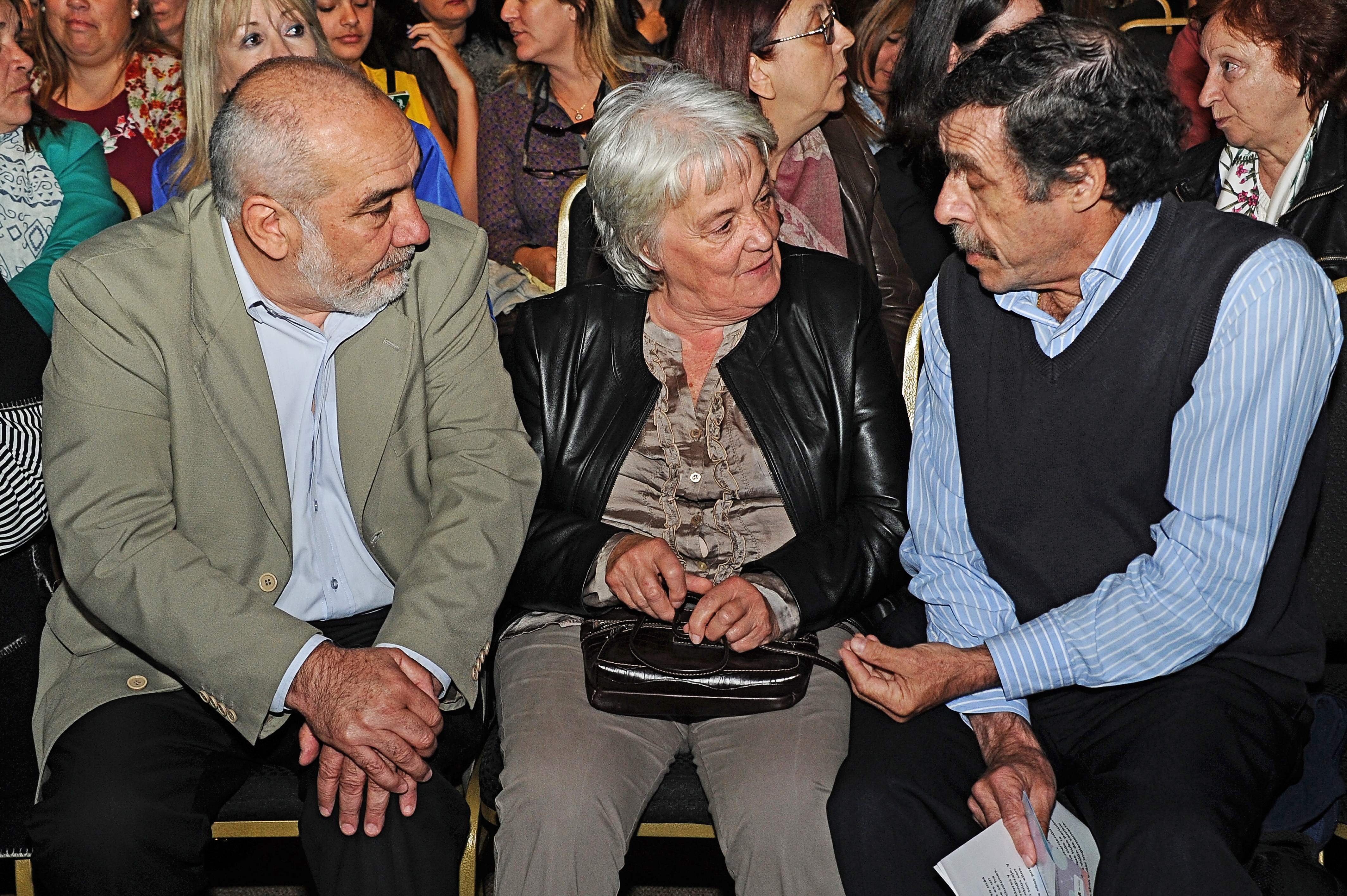 Wilson Netto, Lucía Topolansky y Miguel Brechner