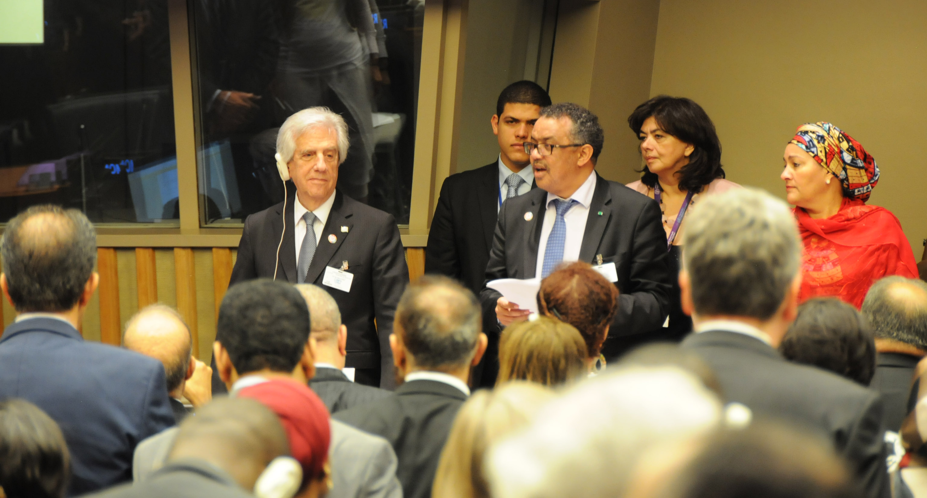 El presidente Tabaré Vázquez habla en conferencia sobre enfermedades no transmisibles en ONU