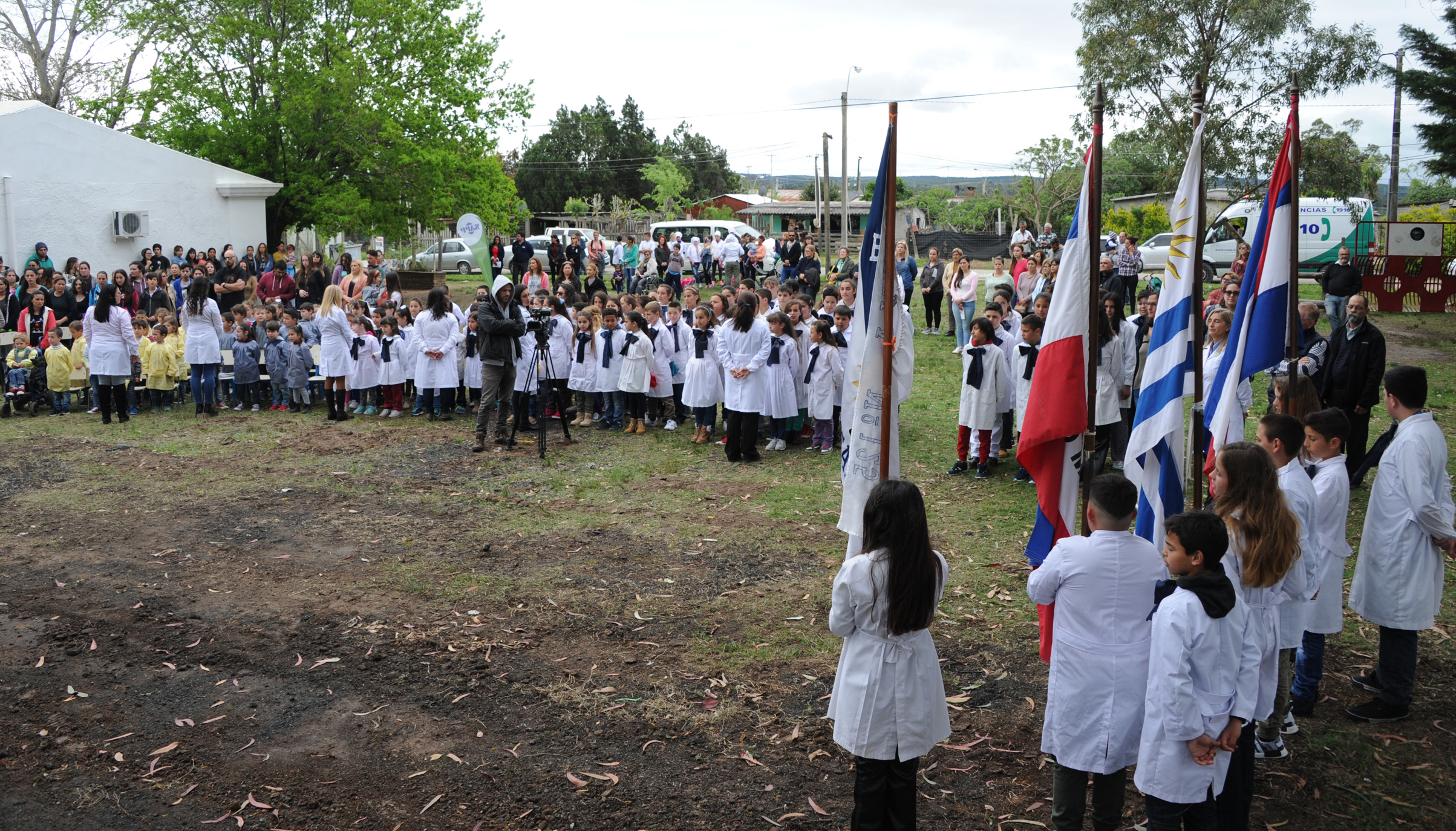 Inauguración de obras de ampliación y refacción de la escuela n.° 125 de Soca