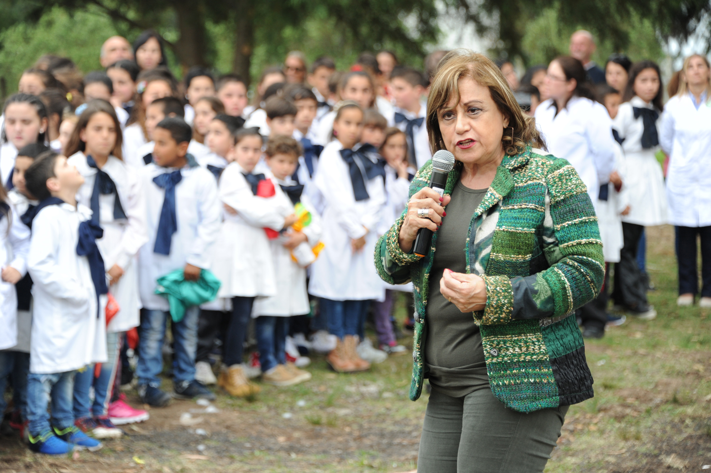 Inauguración de obras de ampliación y refacción de la escuela n.° 125 de Soca