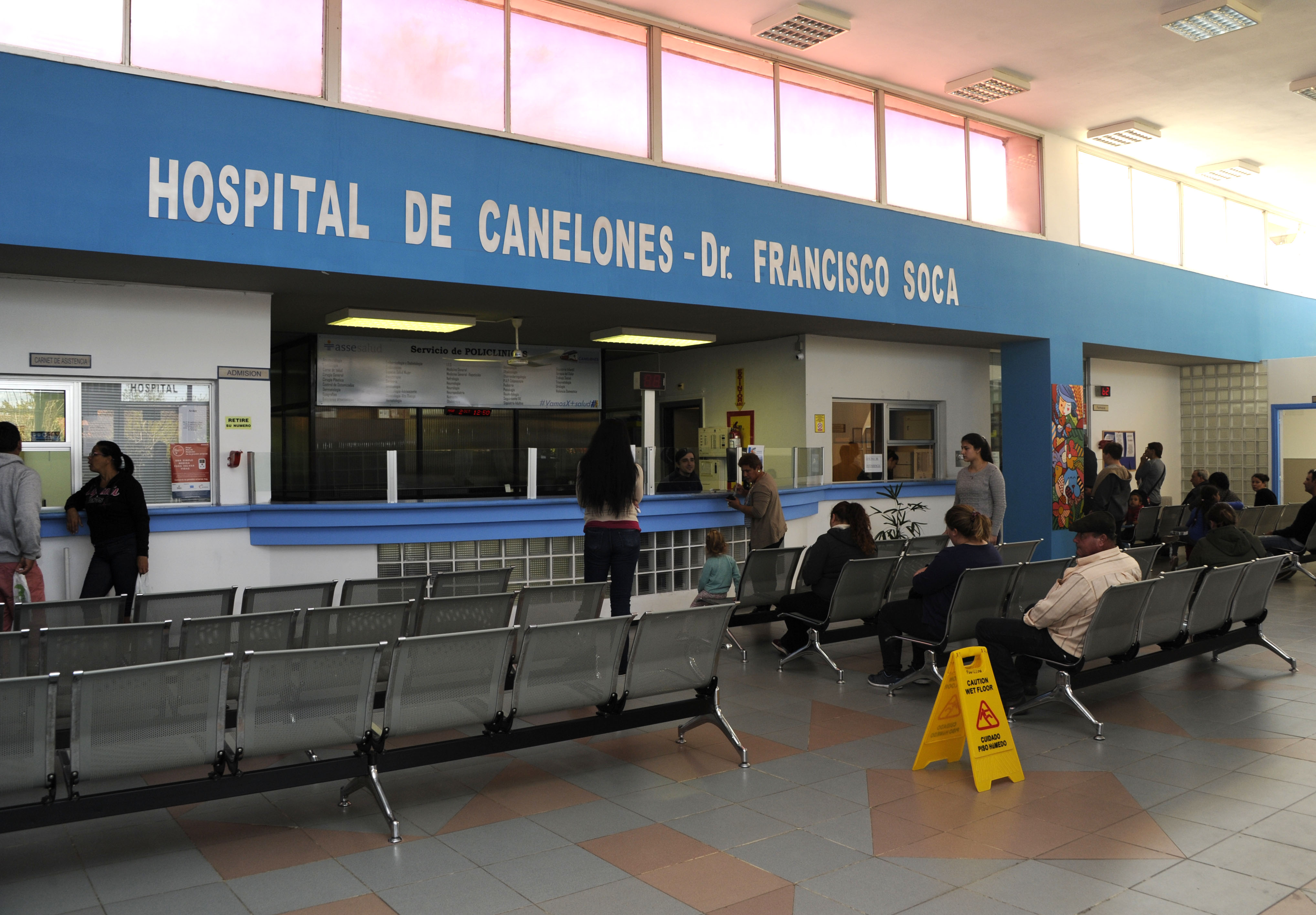 Instalaciones del hospital de Canelones