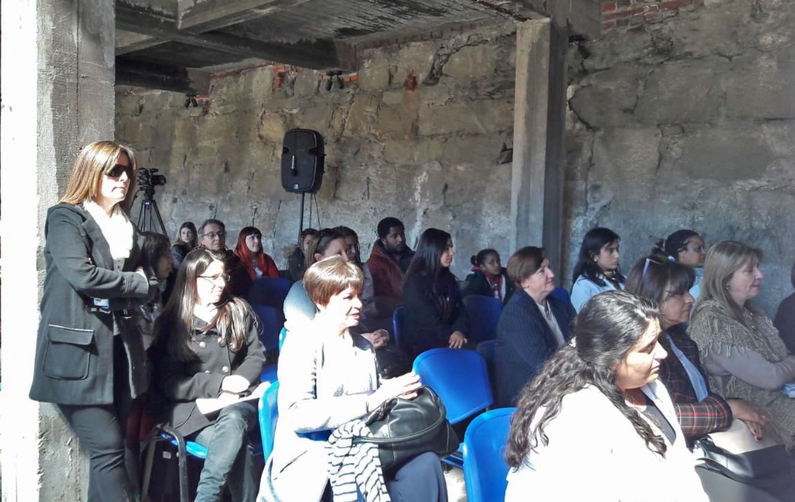 Asistentes a las charlas en el Museo de las Migraciones