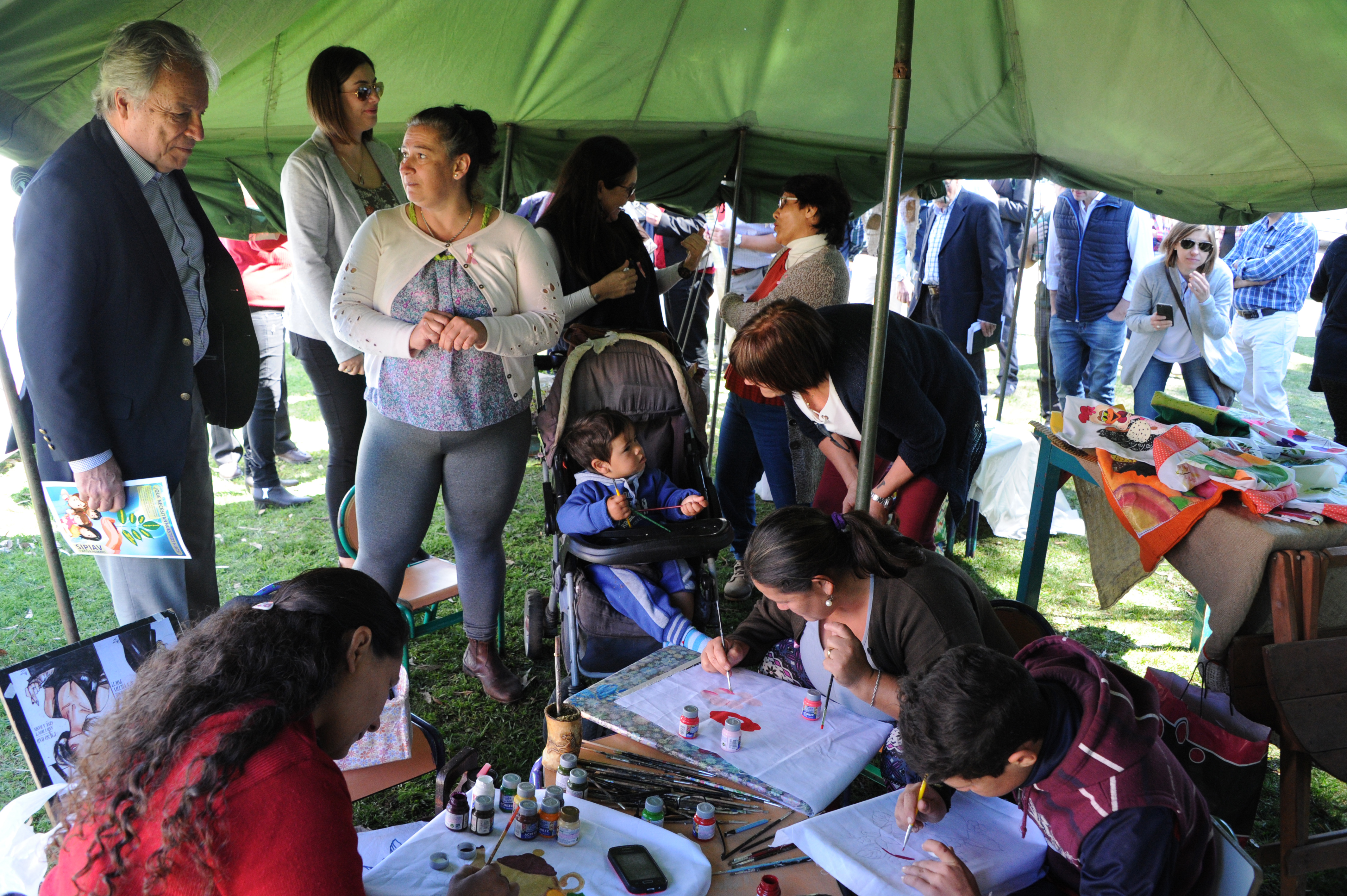 Visita a feria de salud