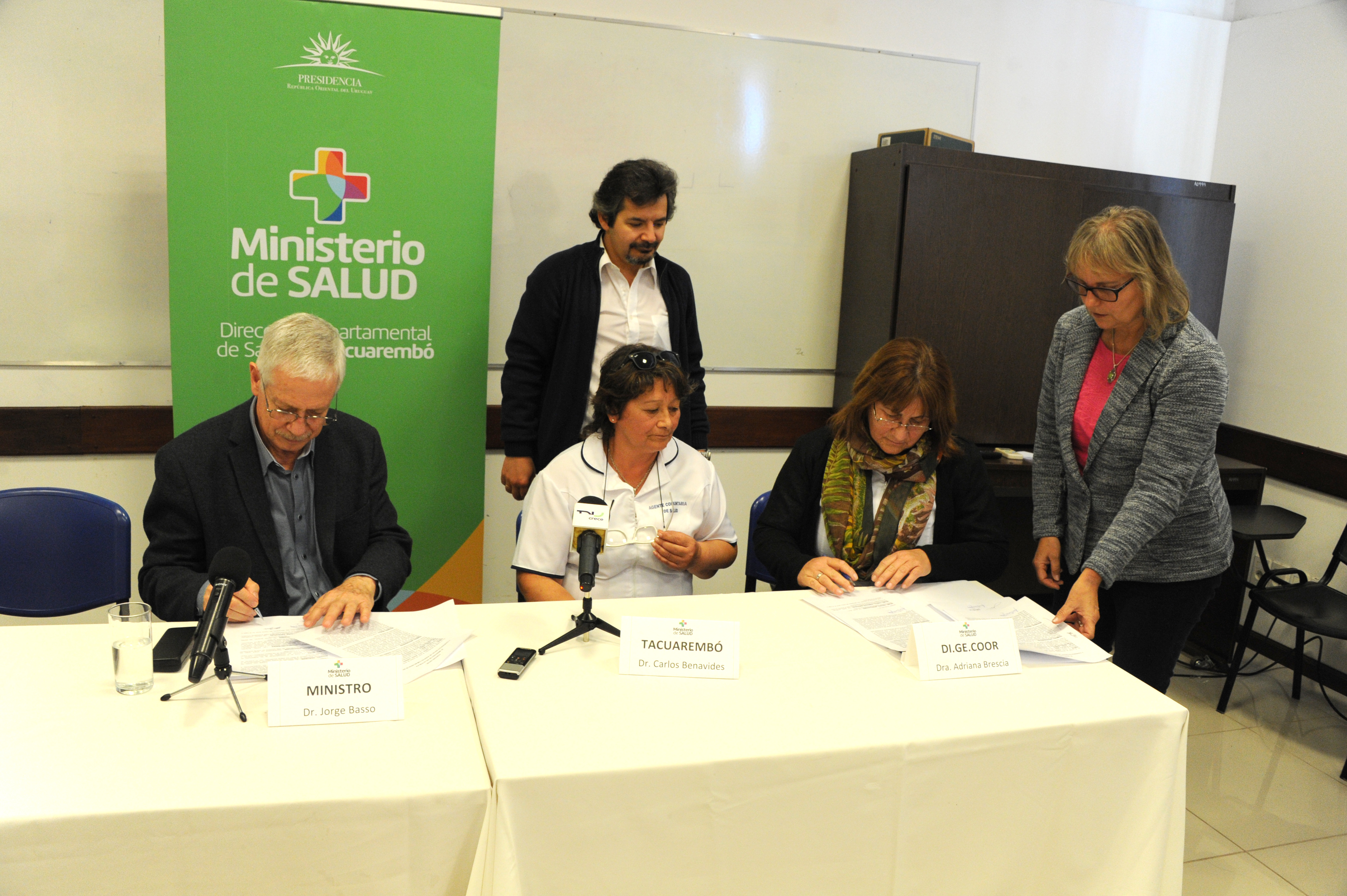 Firma de convenio vinculado a Nodos de Salud