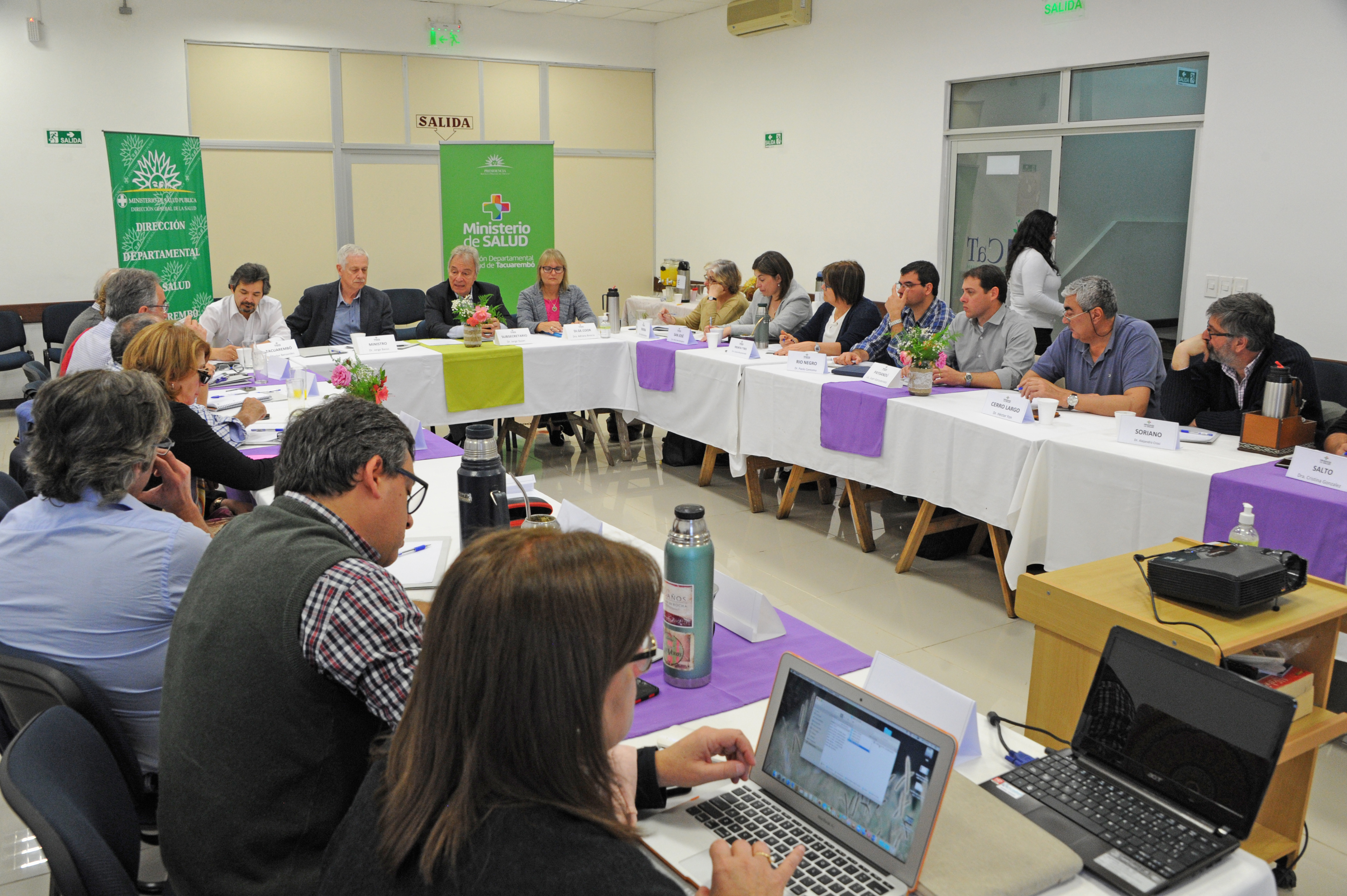 Reunión con directores departamentales