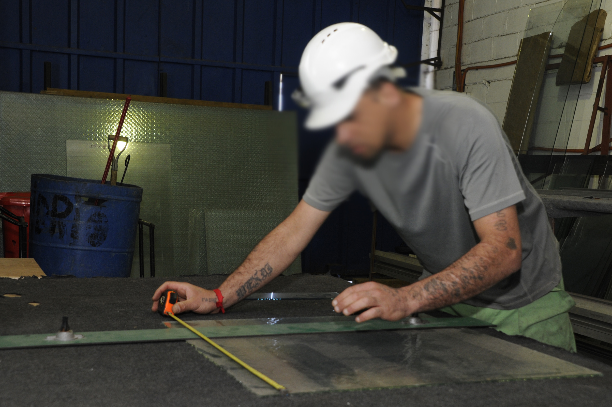 Internos en el polo industrial de Santiago Vázquez