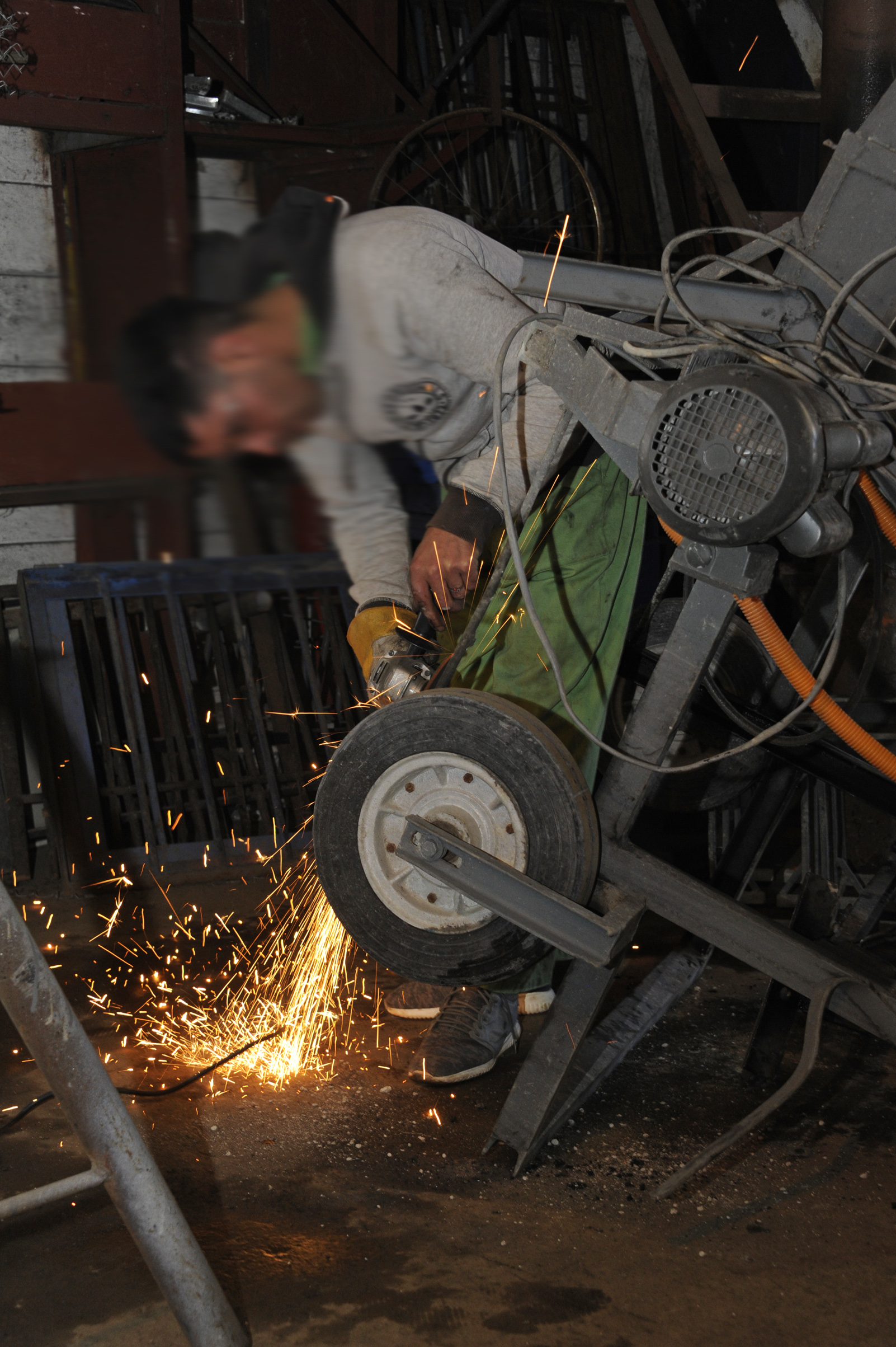Internos en el polo industrial de Santiago Vázquez