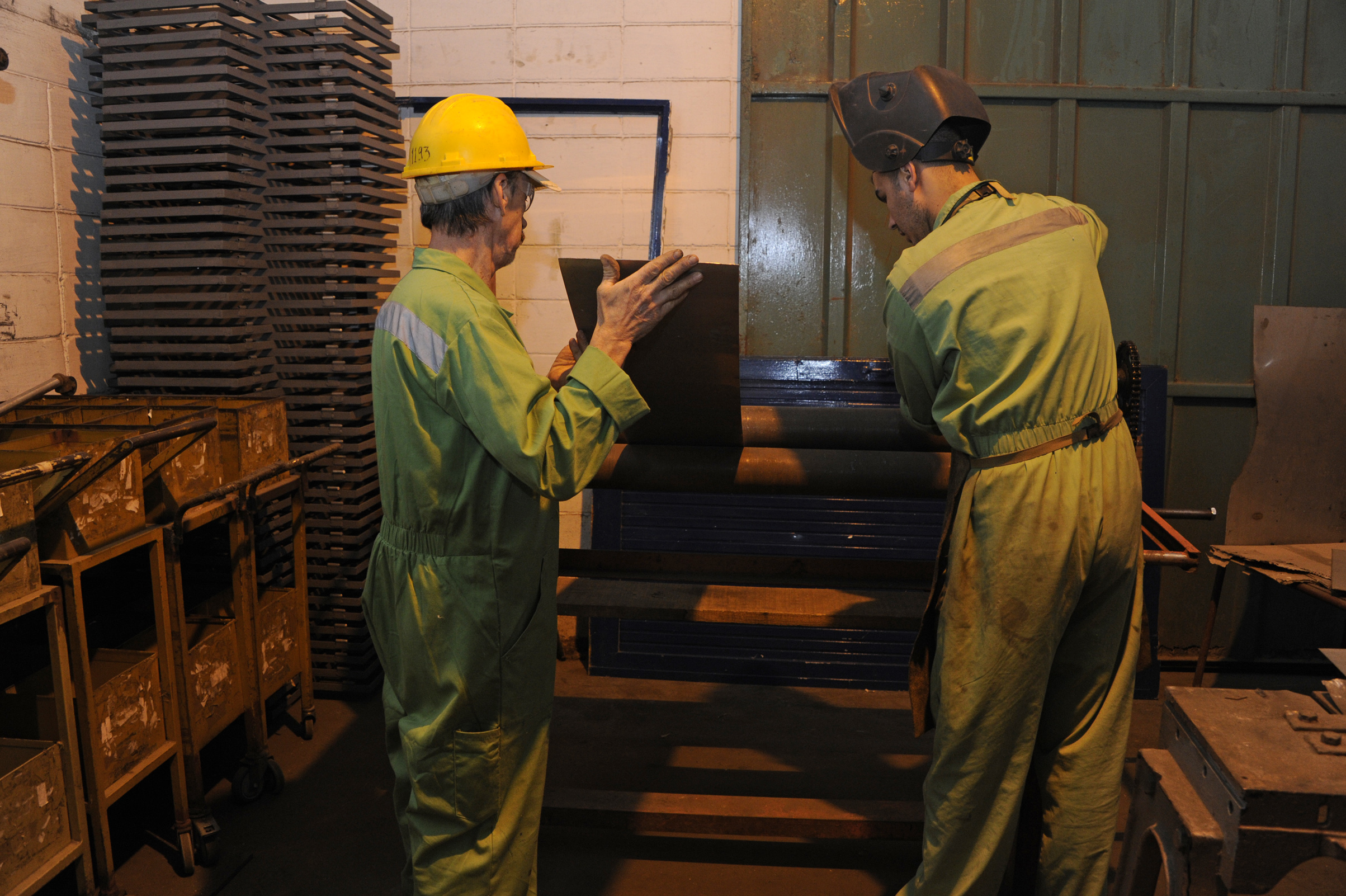 Internos en el polo industrial de Santiago Vázquez