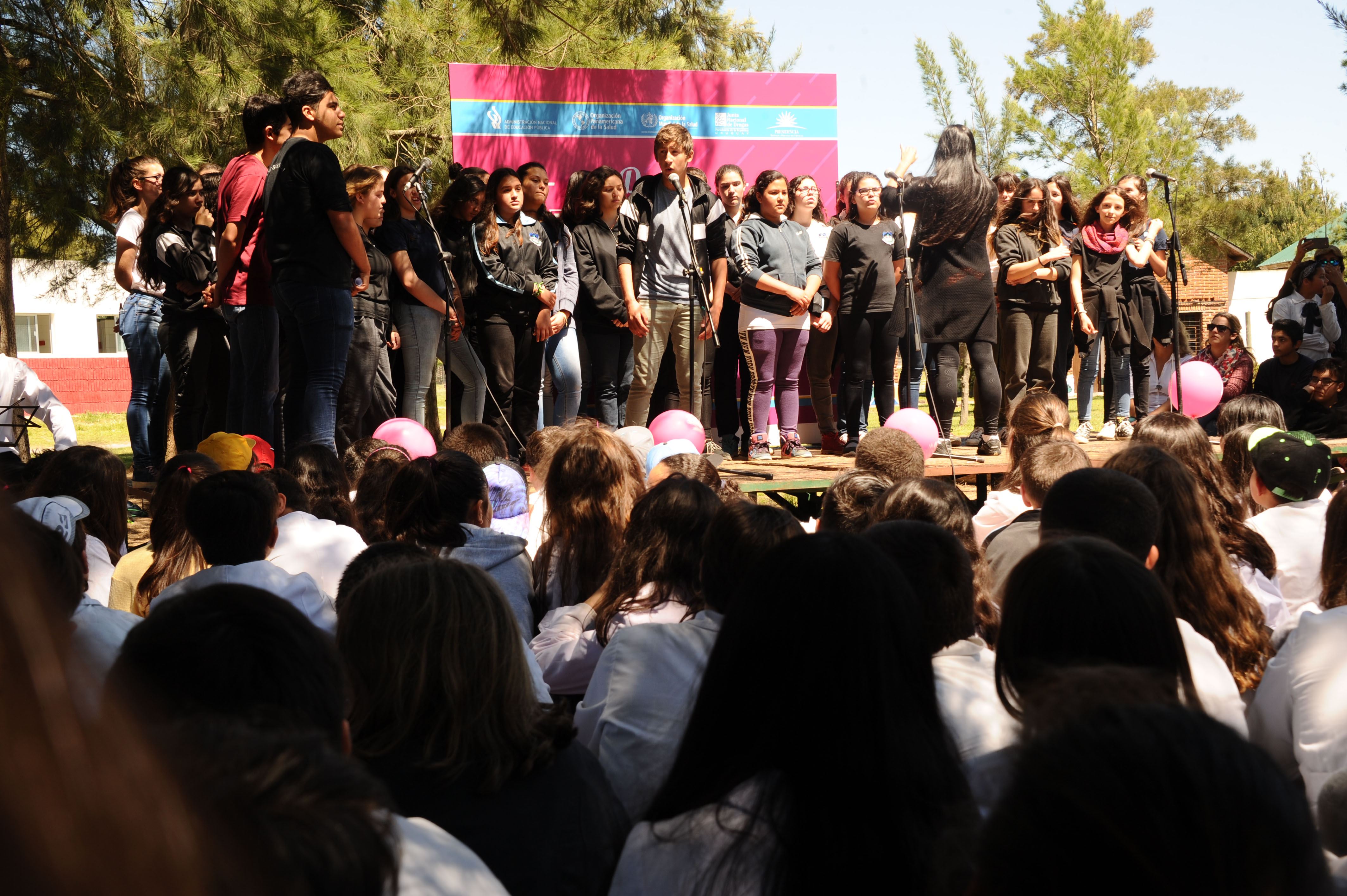 Jornada de educación para la prevención del consumo de bebidas alcohólicas realizado en el campamento del Consejo de Educación Inicial y Primaria