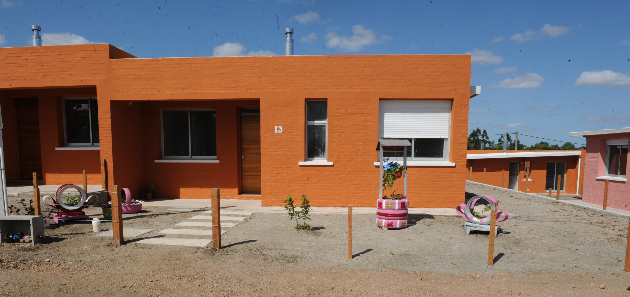 Viviendas construidas por Mevir en localidad de 25 de Agosto, Florida