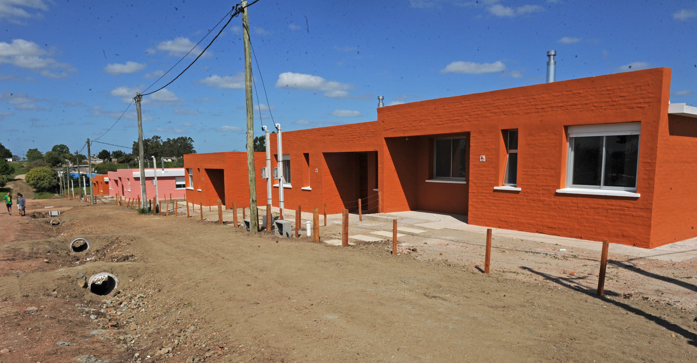 Viviendas construidas por Mevir en localidad de 25 de Agosto, Florida