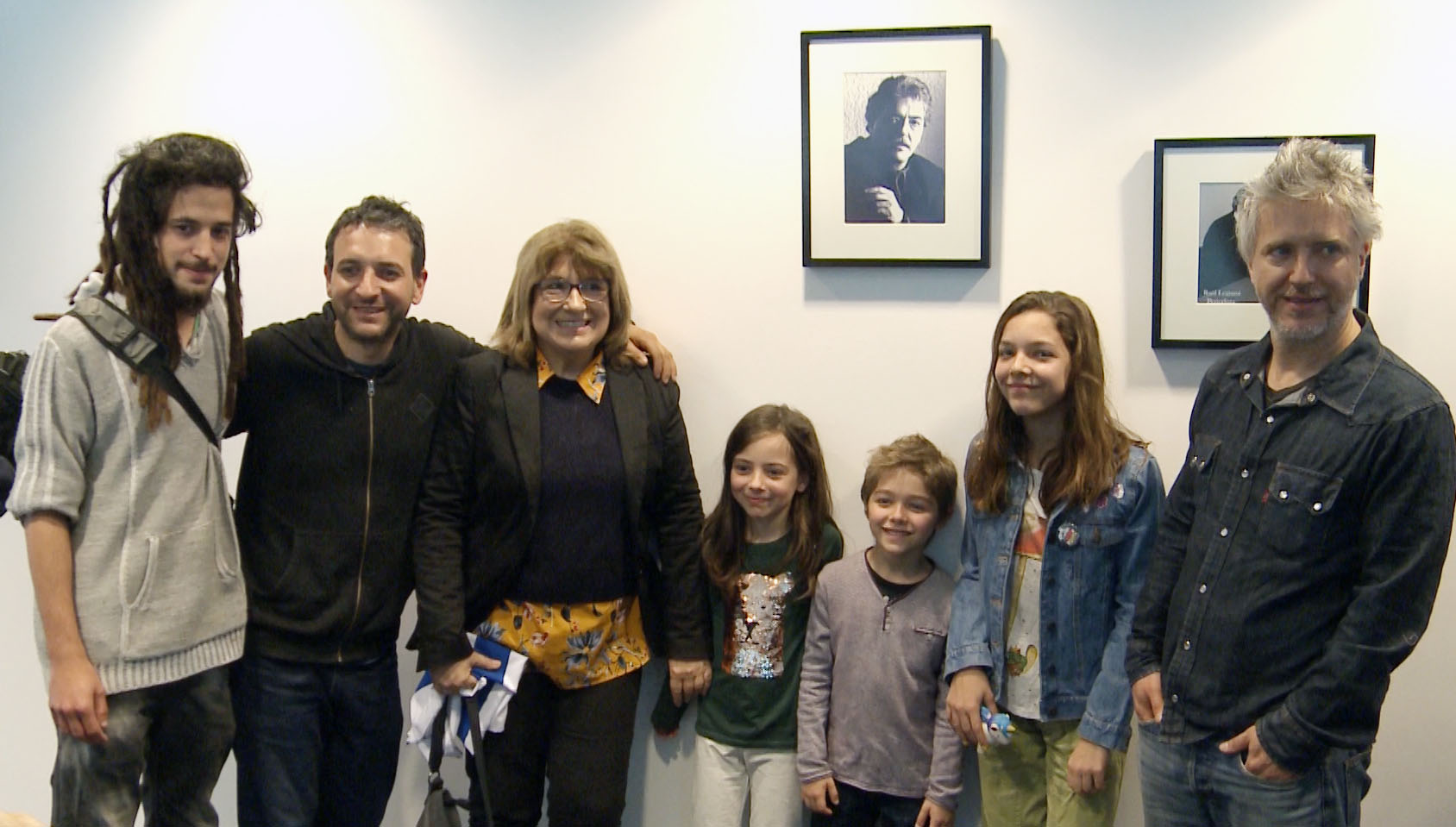 Familiares de Horacio Buscaglia y Raúl Legnani
