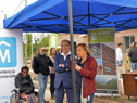 Inauguración de viviendas cuyos beneficiarios son familias que habitaban en el ex asentamiento Lavalleja