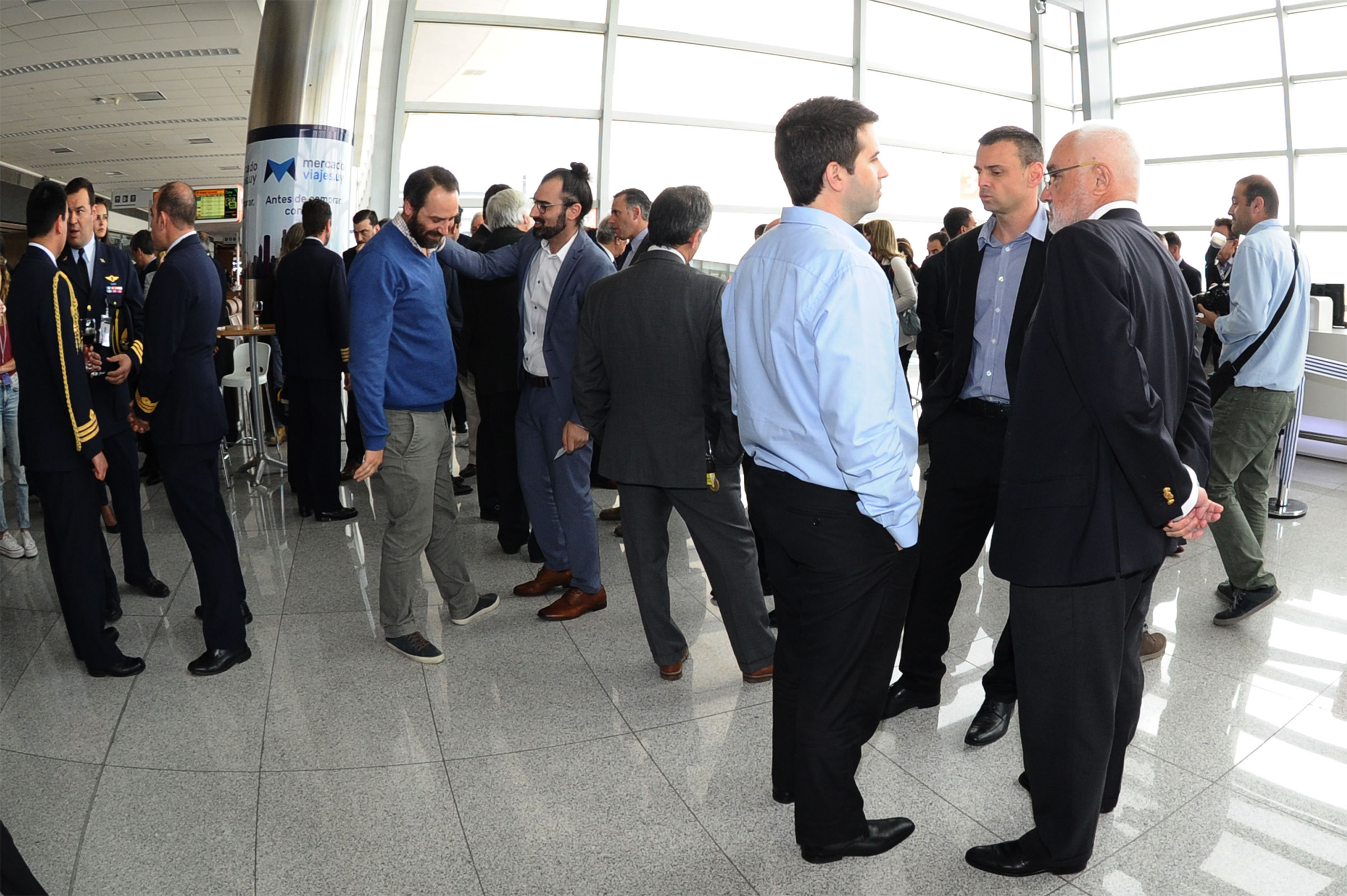 Inauguración de nuevo sistema de reconocimiento facial del aeropuerto internacional de Carrasco
