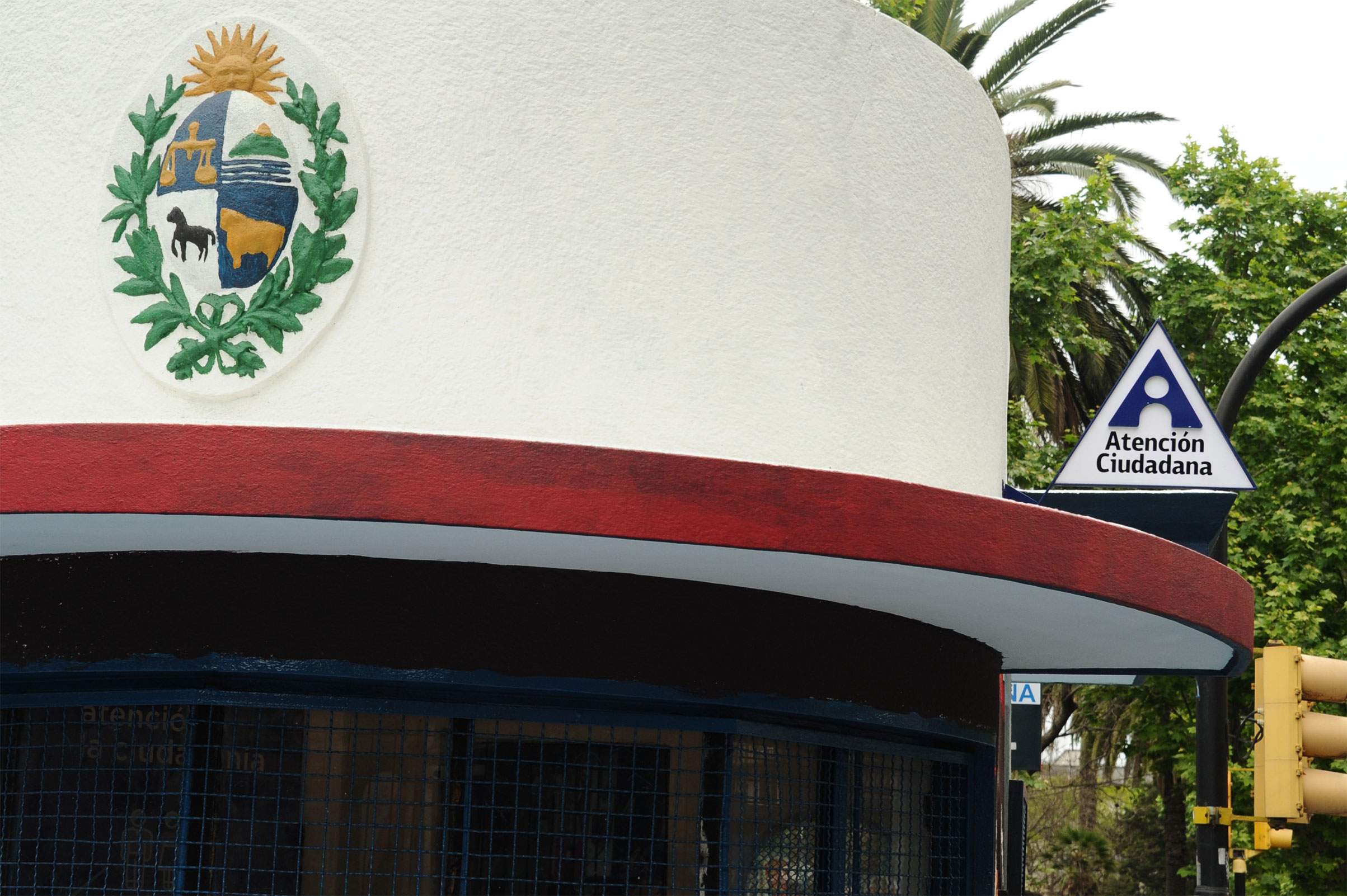 Acto de inauguración de garita policial recuperada por exreclusos