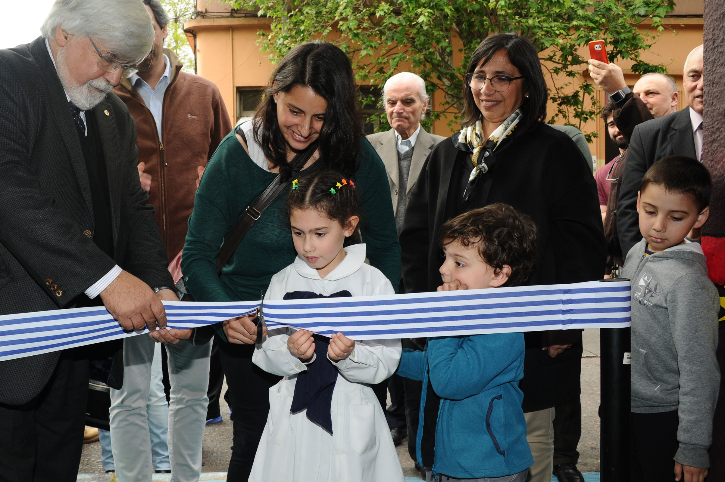 Acto de inauguración de garita policial recuperada por exreclusos