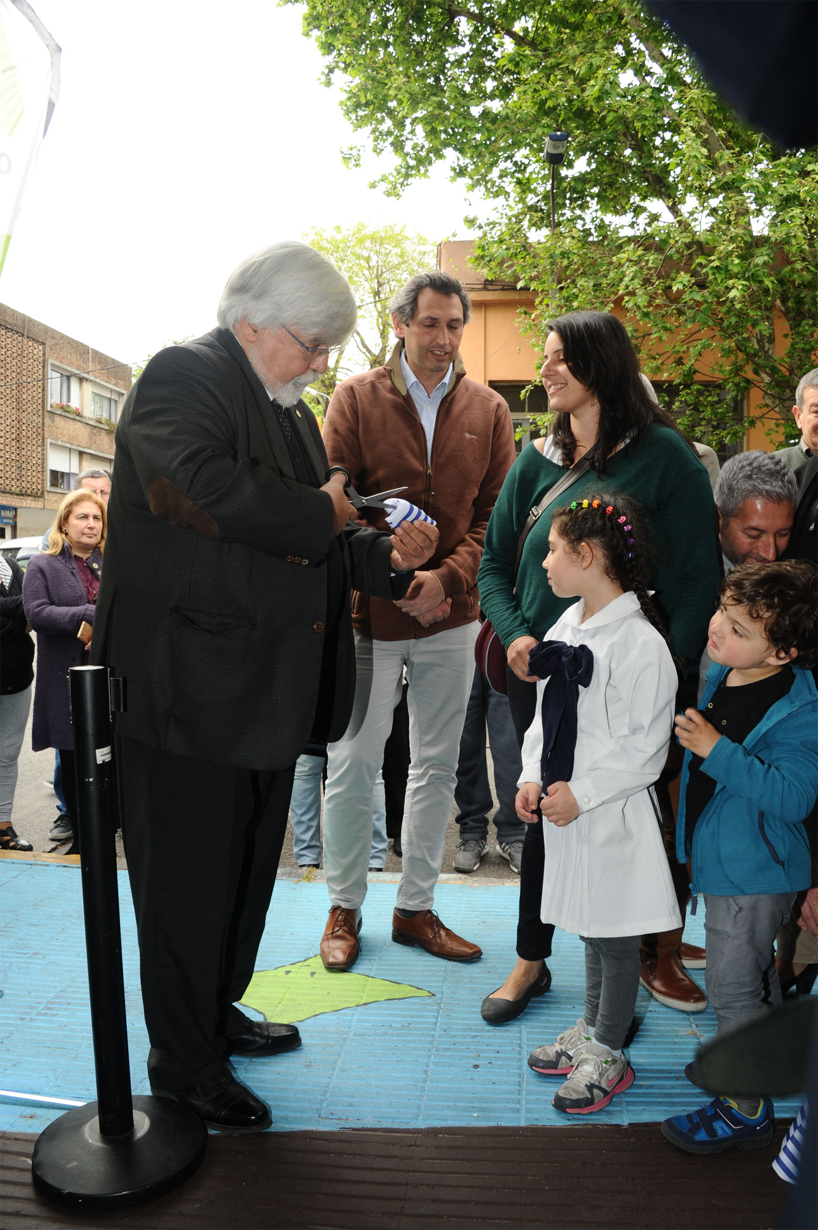 Acto de inauguración de garita policial recuperada por exreclusos