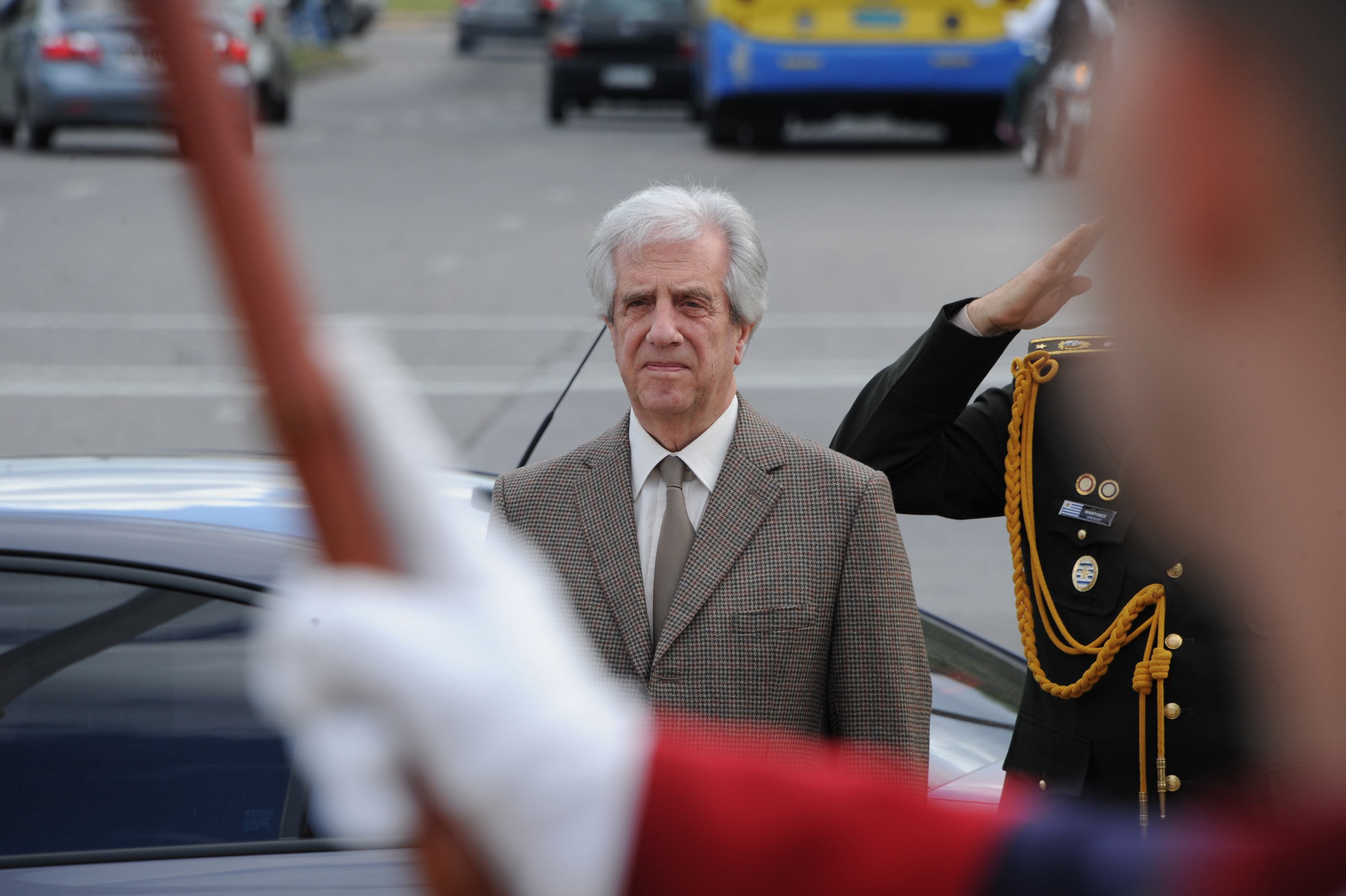 Llegada del presidente Tabaré Vázquez