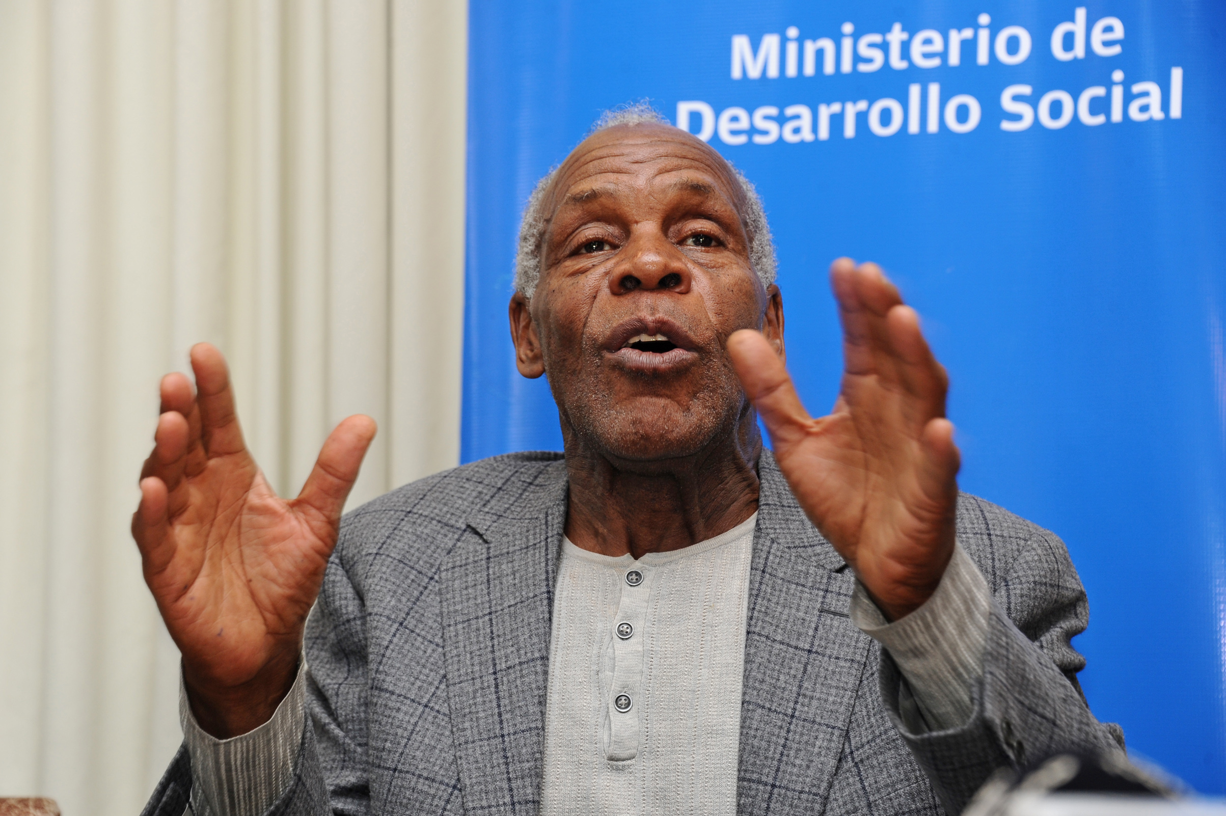 Ministra Marina Arismendi se reunió con el actor y embajador de Buena Voluntad de la Organización de las Naciones Unidas (ONU) Danny Glover