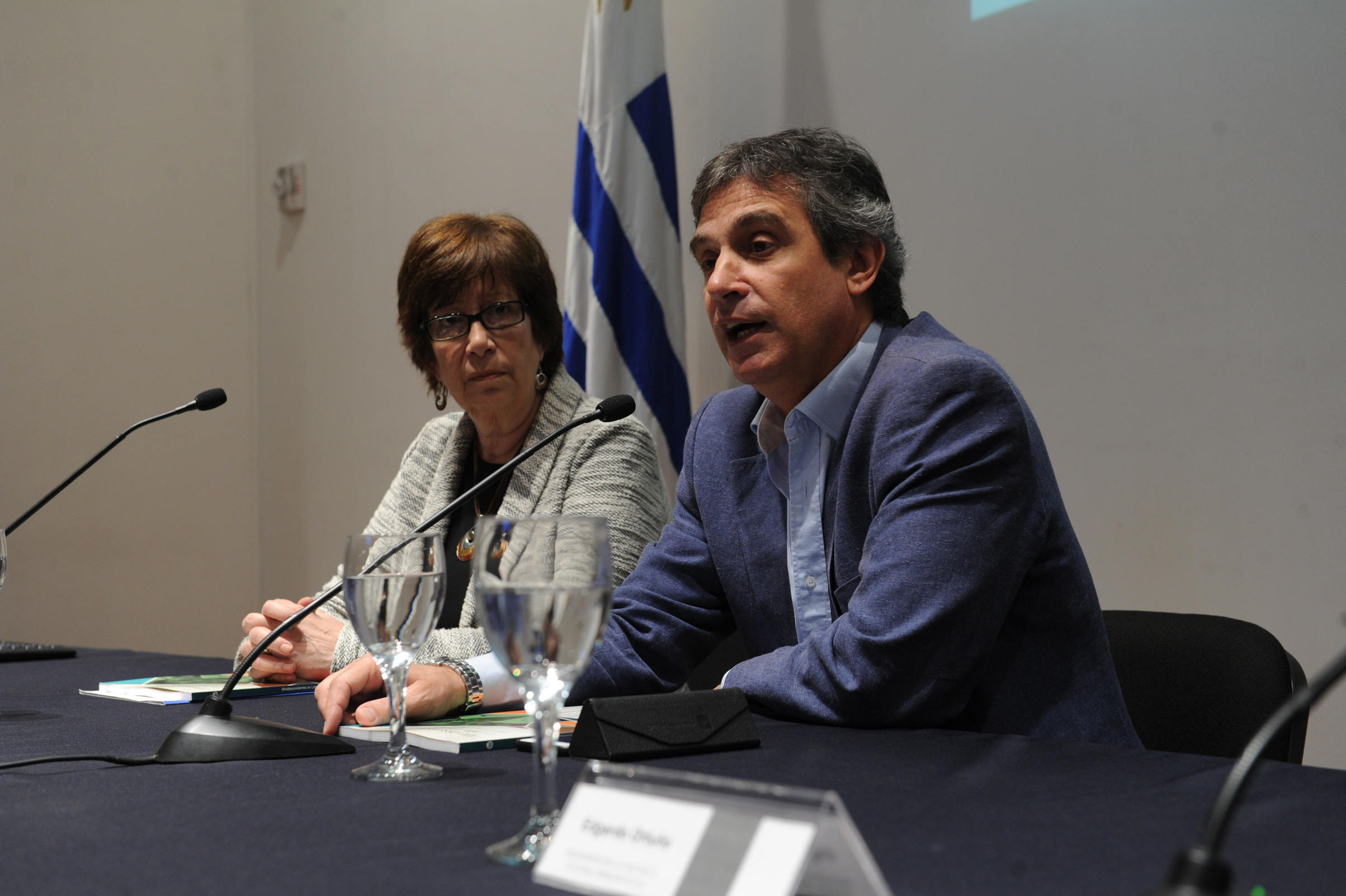 Ministra Marina Arismendi y director de OPP, Álvaro García