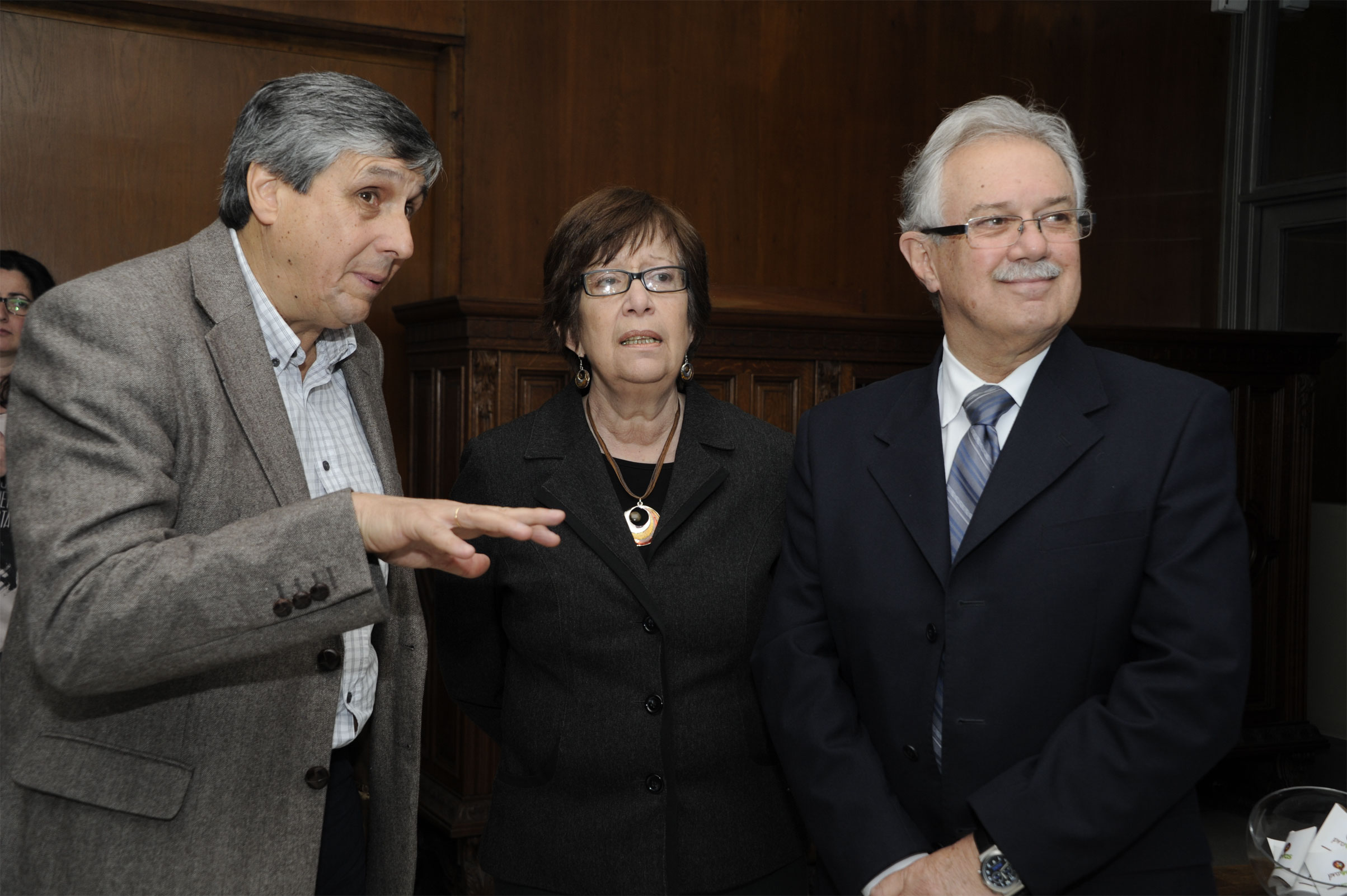 Daniel Montiel, Marina Arismendi y Jorge Menéndez
