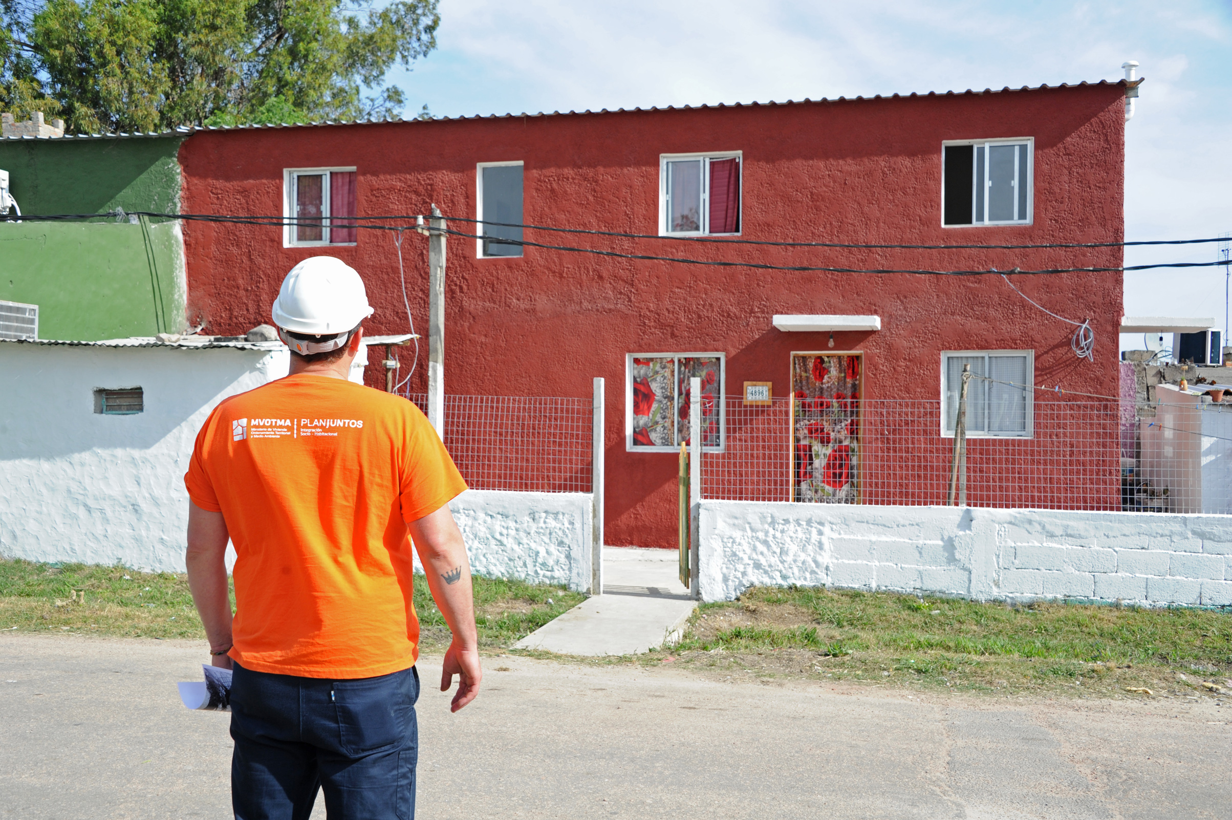 Vecinos de Casavalle beneficiarios del Plan Juntos