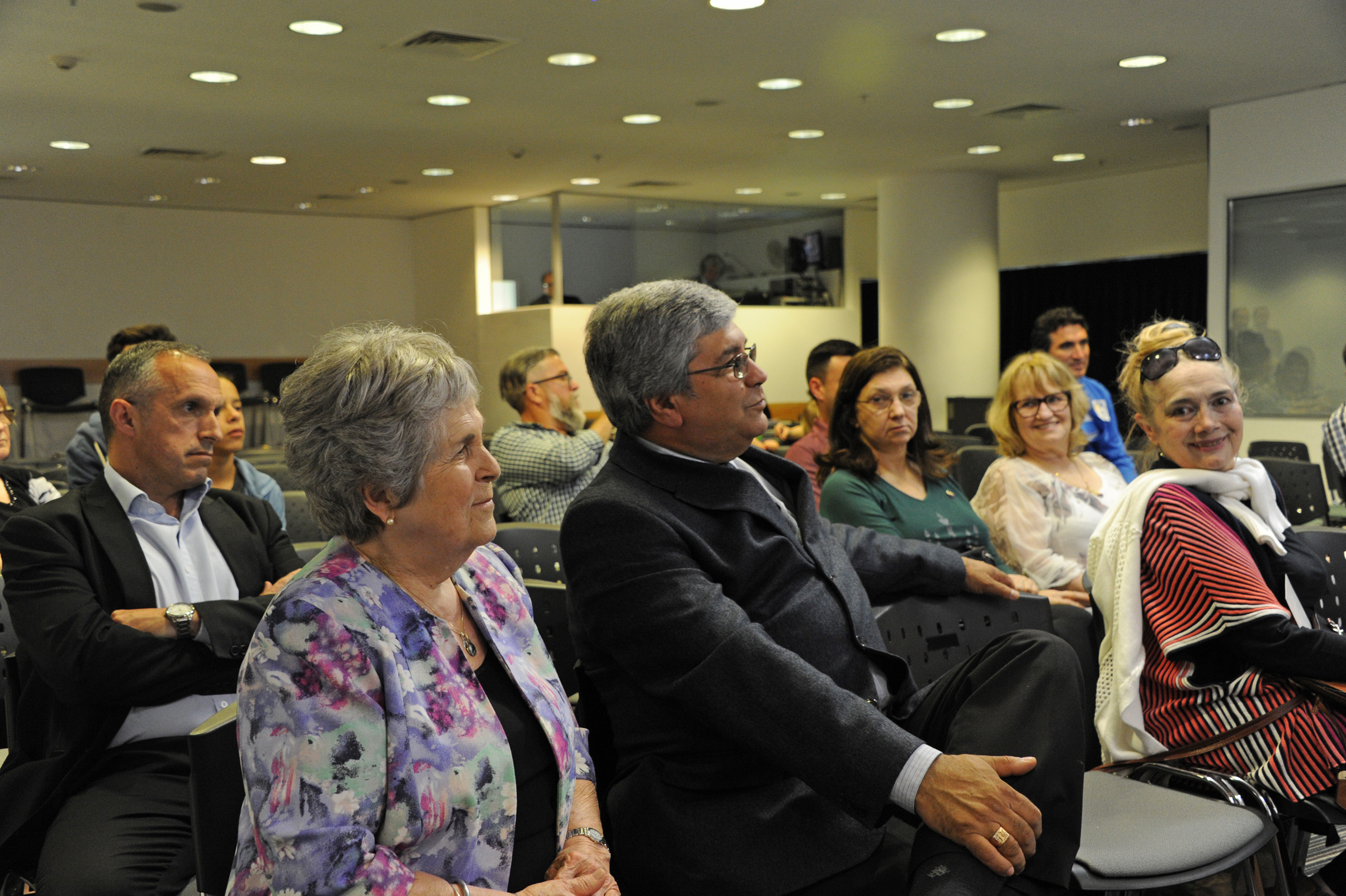María Auxiliadora Delgado entre los asistentes a la actividad