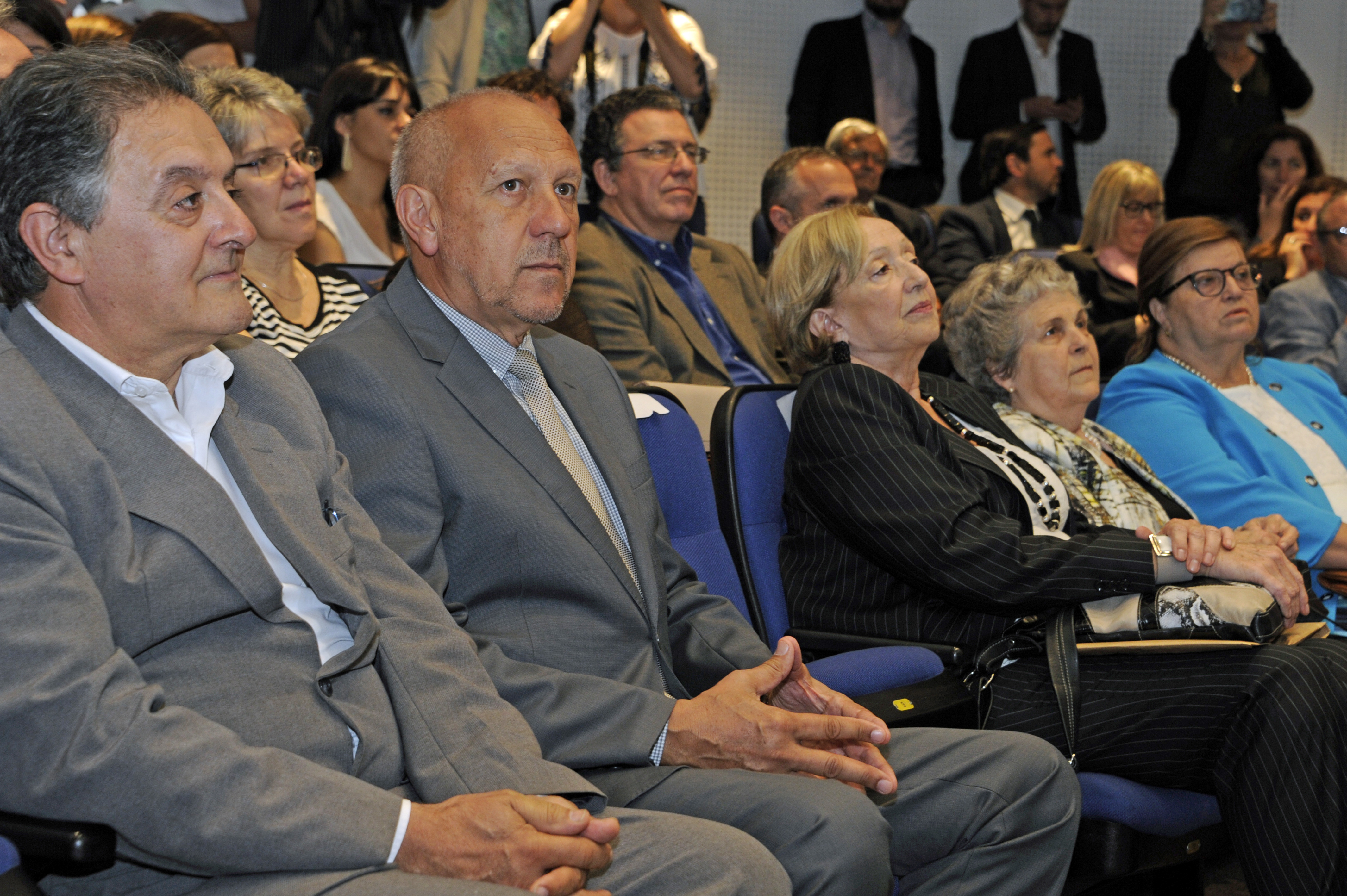 Mario Zelarayán, Miguel Ángel Toma, María Julia Muñoz y María Auxiliadora Delgado