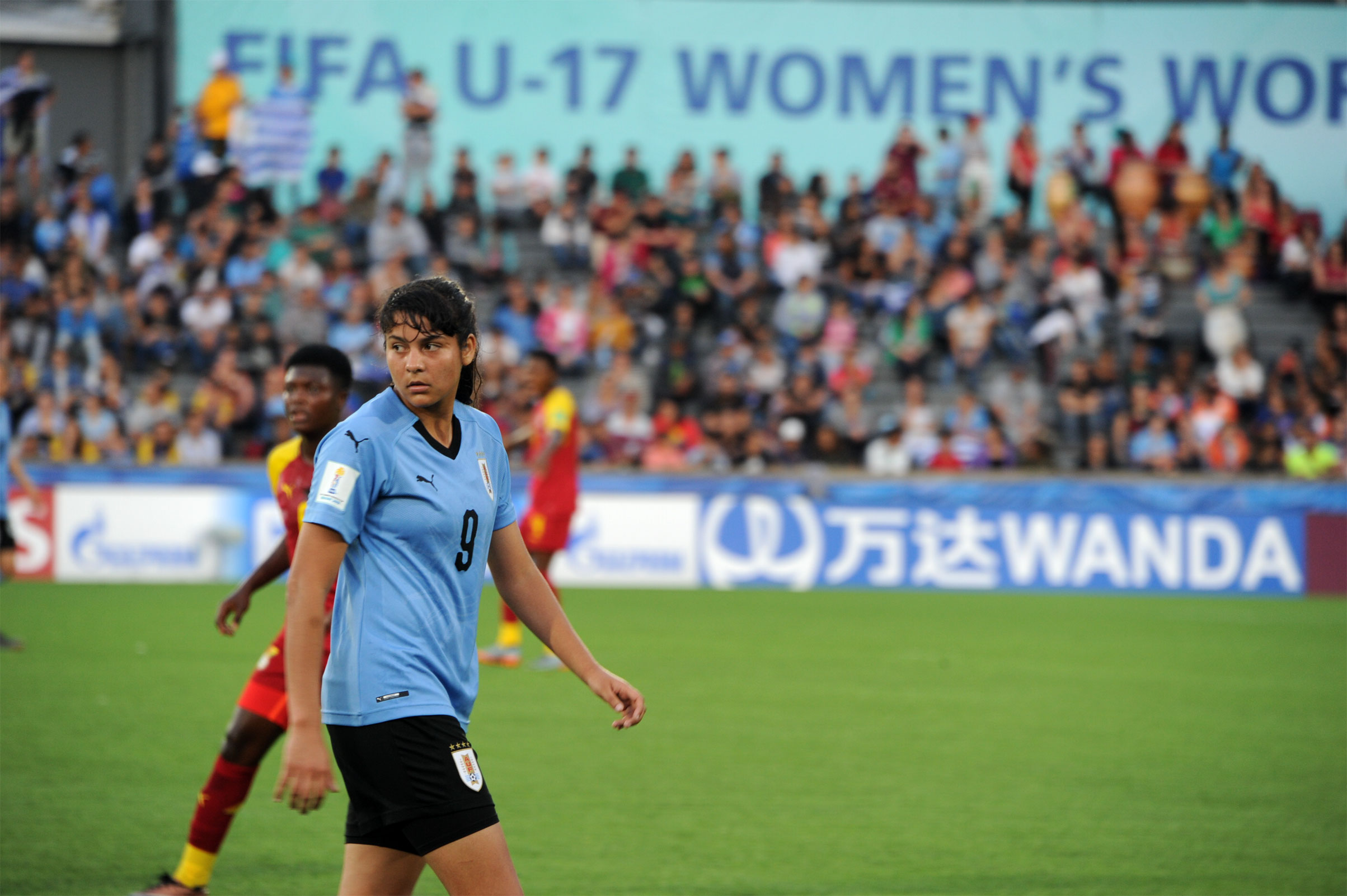 Apertura del Mundial de Fútbol Femenino sub-17 en el estadio Charrúa, Montevideo