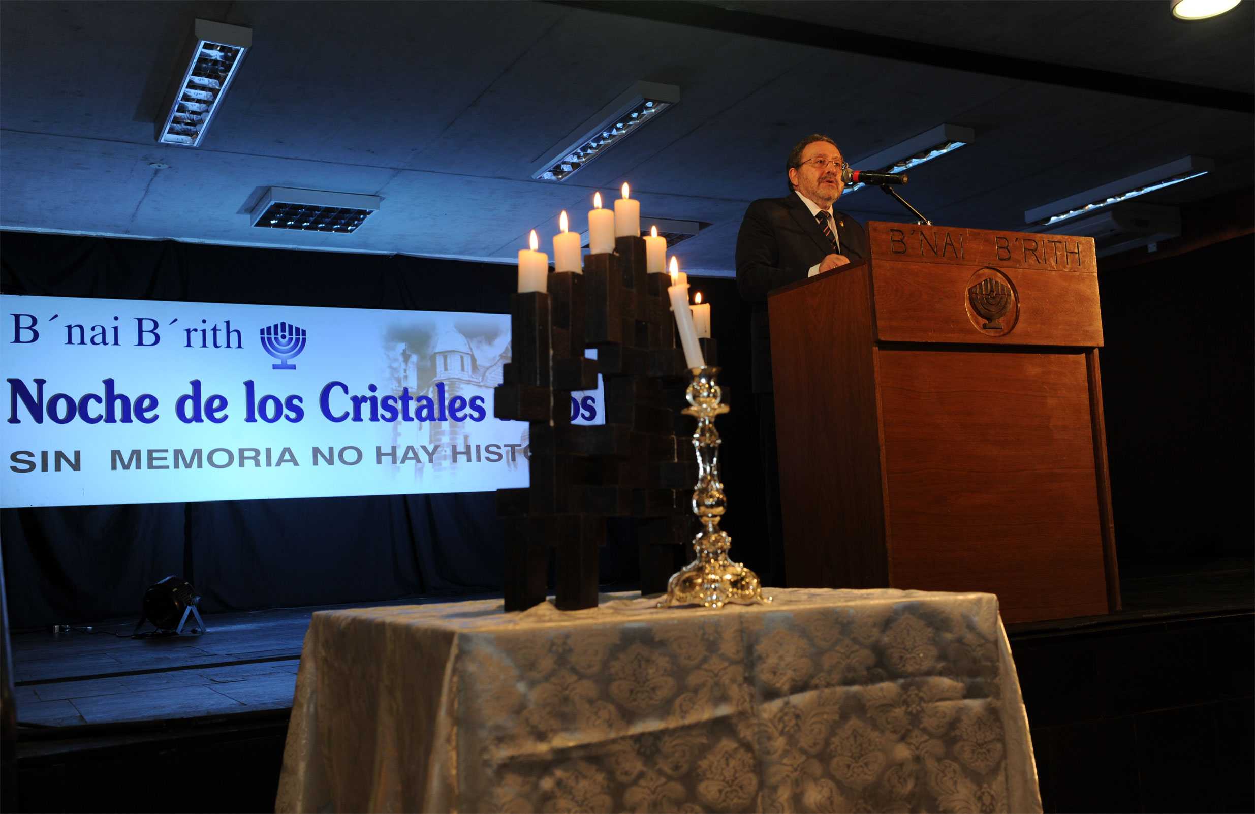 Acto del 80.º aniversario de la Noche de los Cristales Rotos