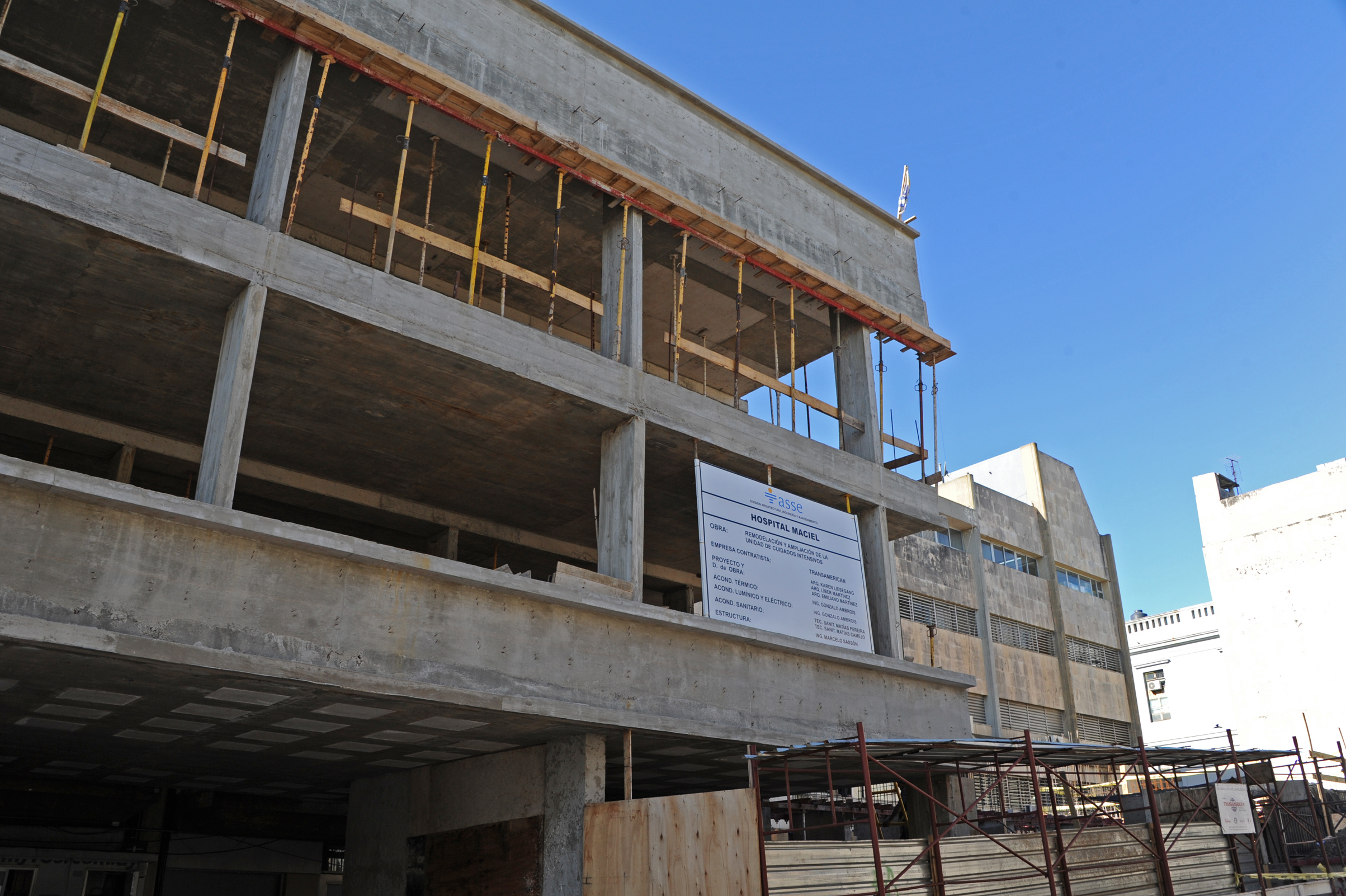 Obras en el Hospital Maciel