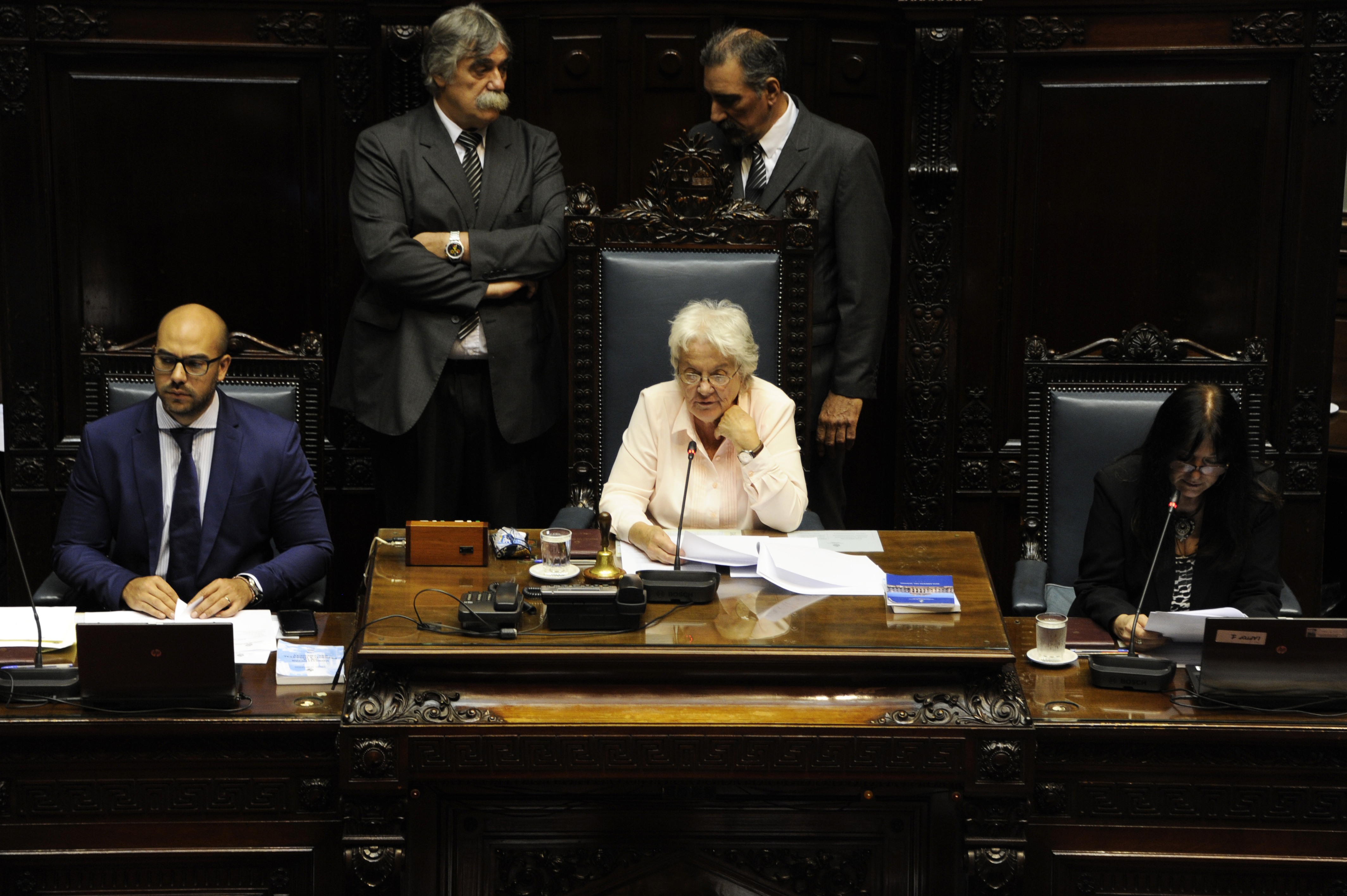 Carolina Cosse en su comparecencia en la Cámara de Senadores