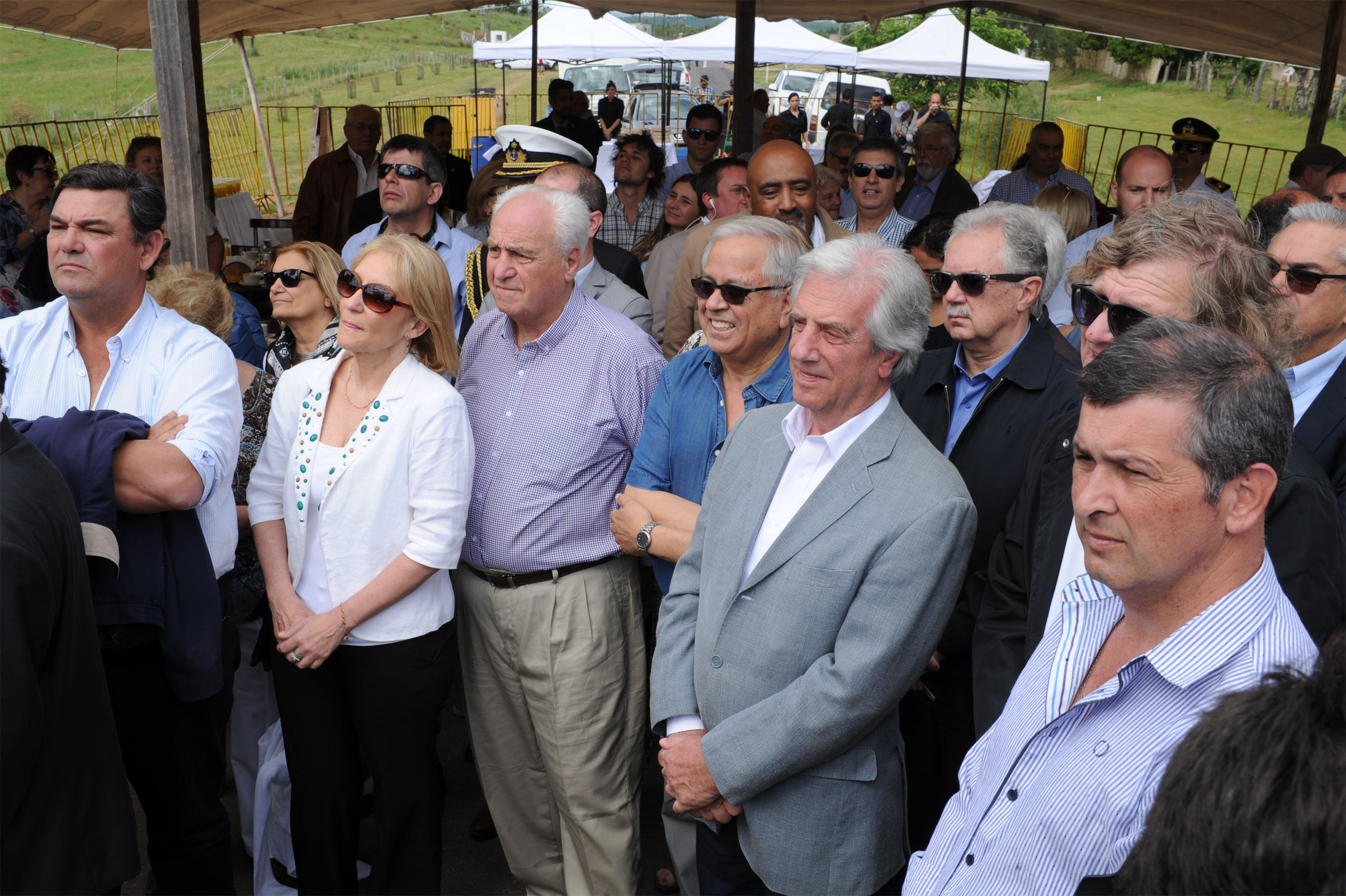 Acto de inauguración de ruta 30