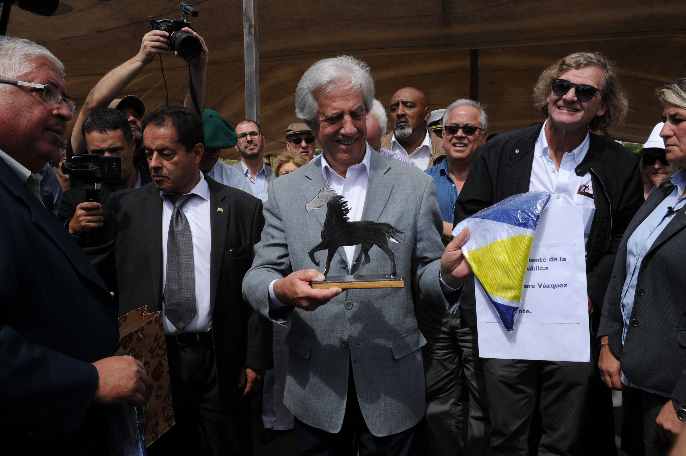 Acto de inauguración de ruta 30
