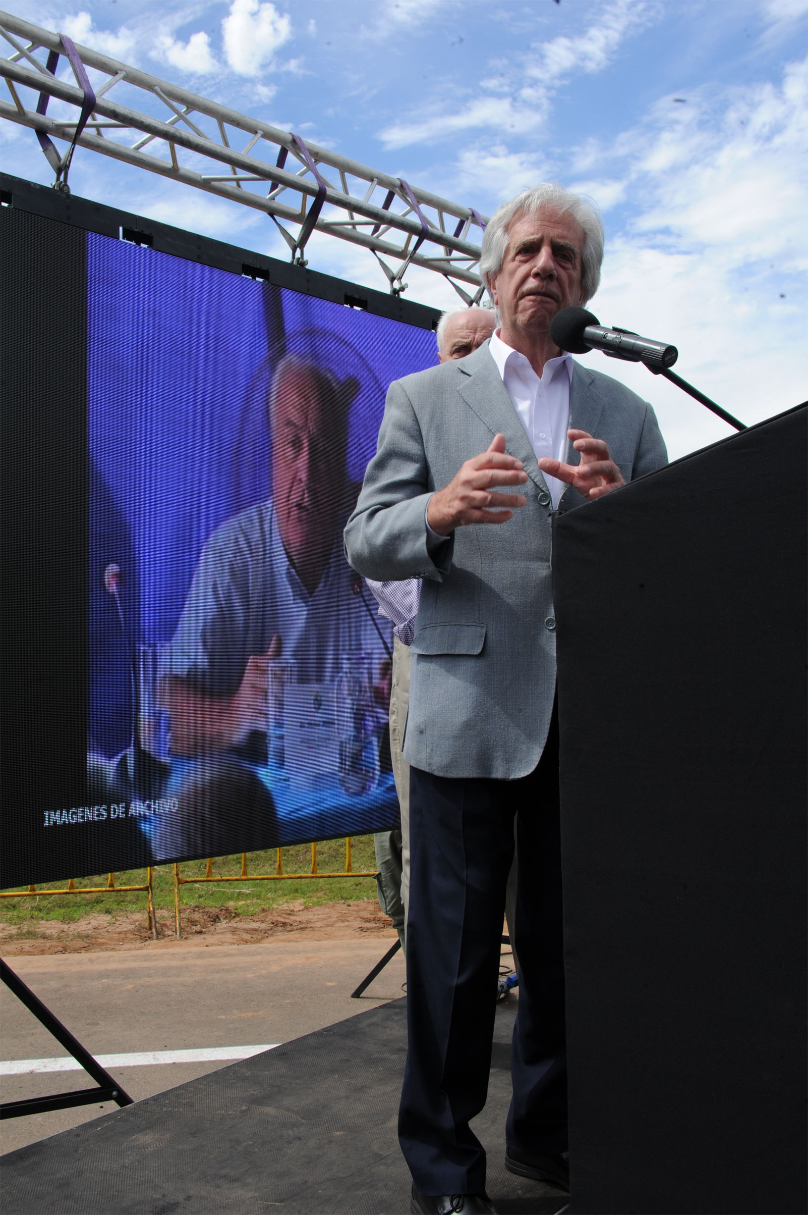 Acto de inauguración de ruta 30