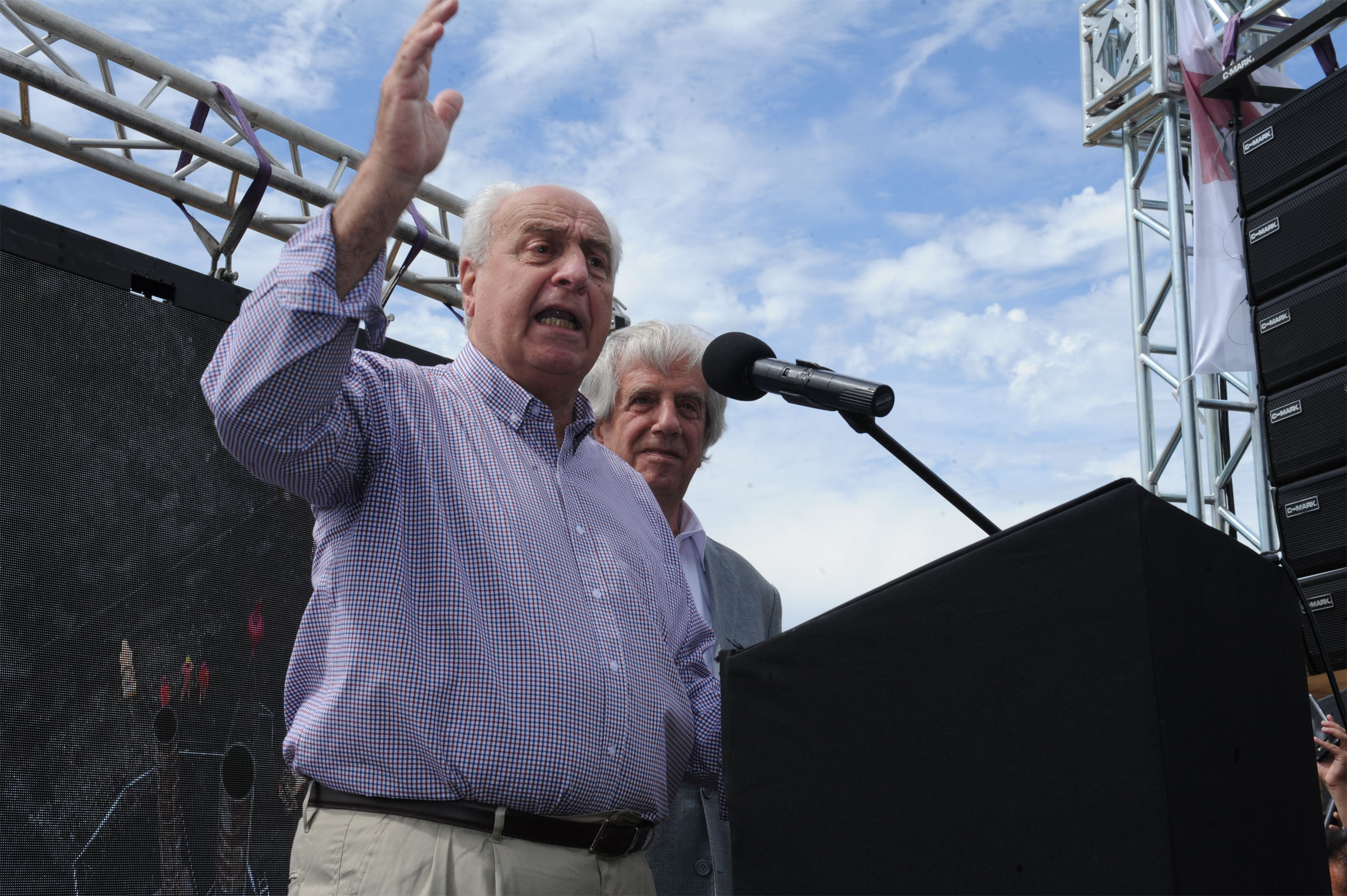 Acto de inauguración de ruta 30