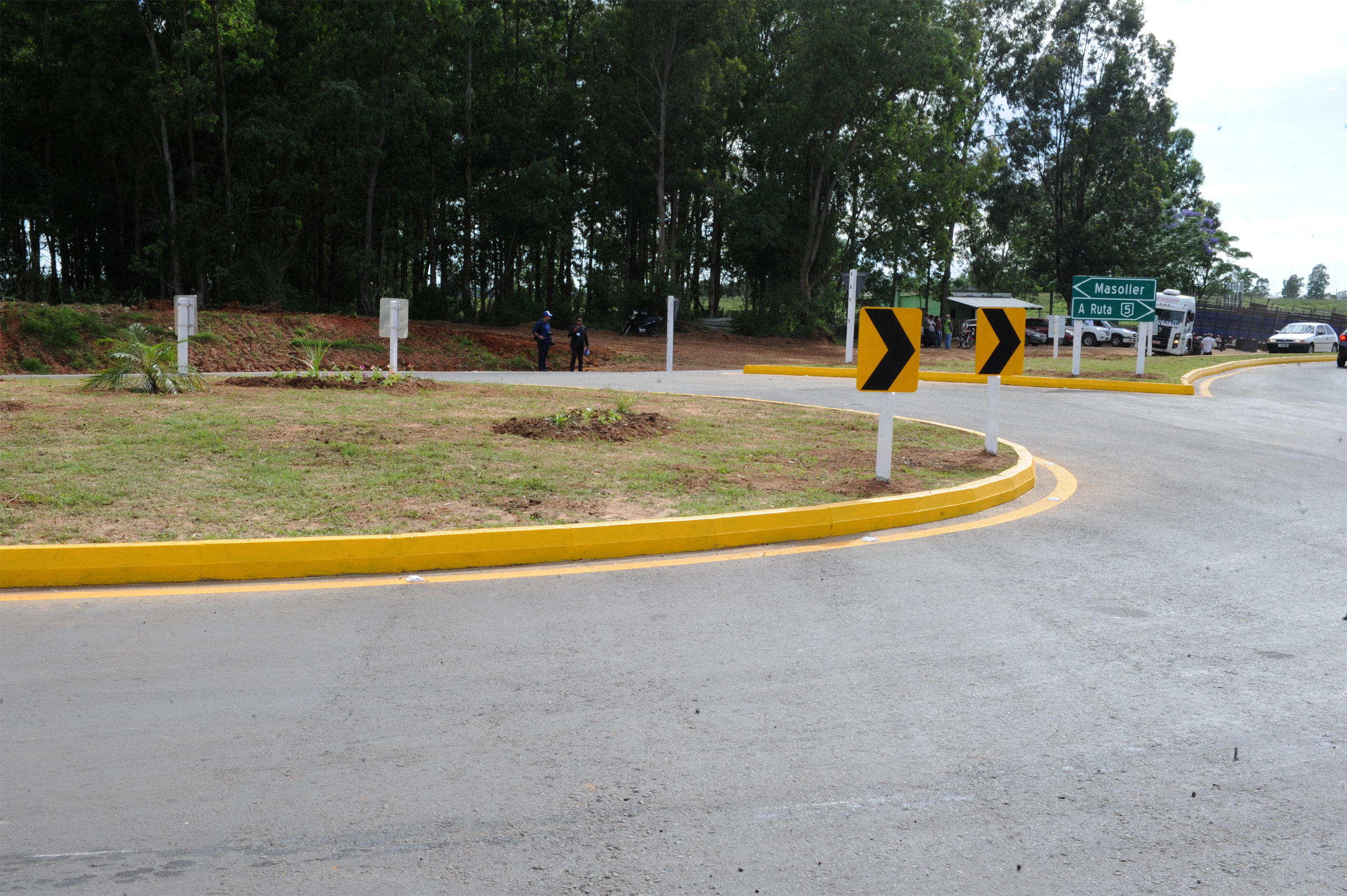 Acto de inauguración de ruta 30