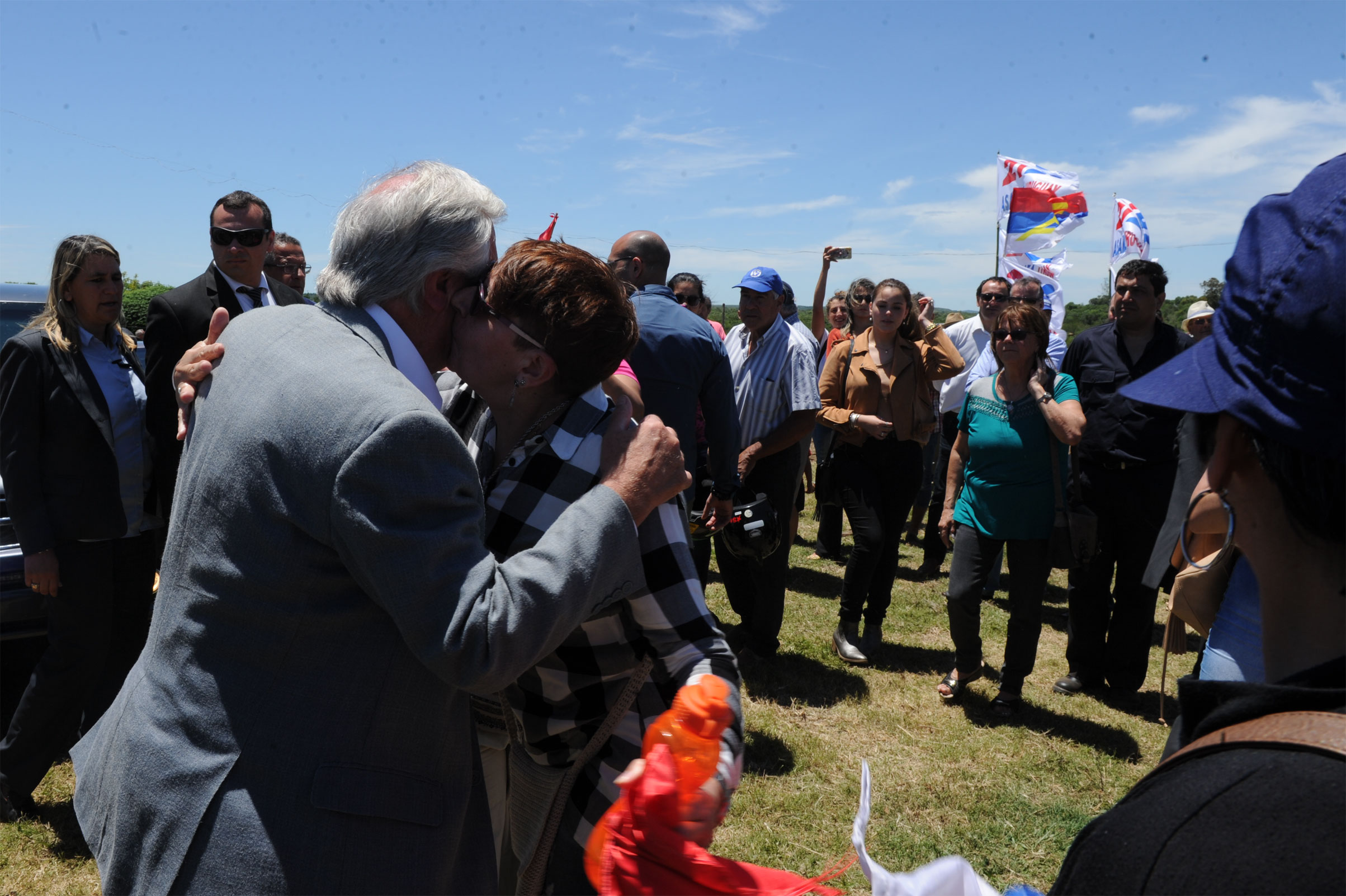 Difrerentes actividades que se llevaron adelante en el marco de la inauguración de Ruta 30